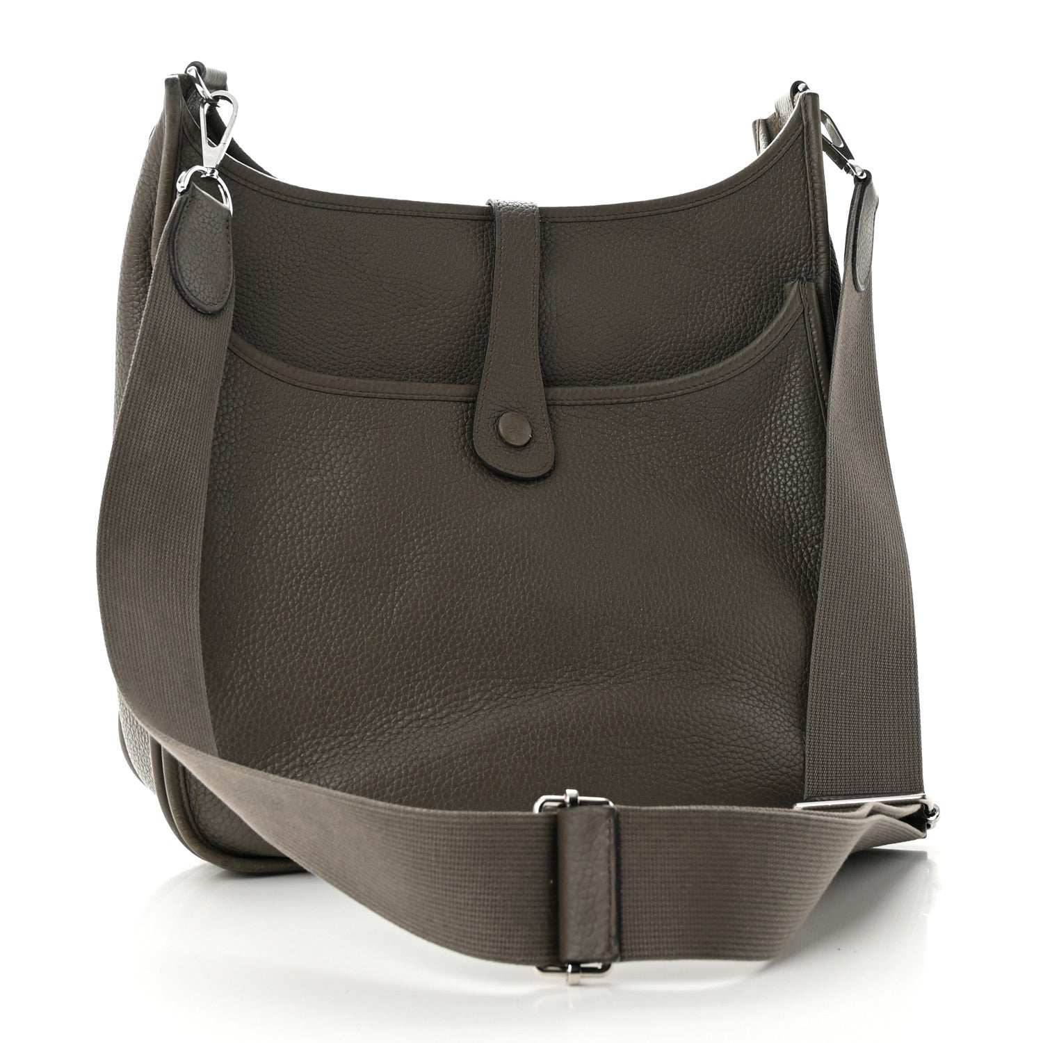 Hermes Taurillon Clemence Evelyne III GM Etain 4 of 11