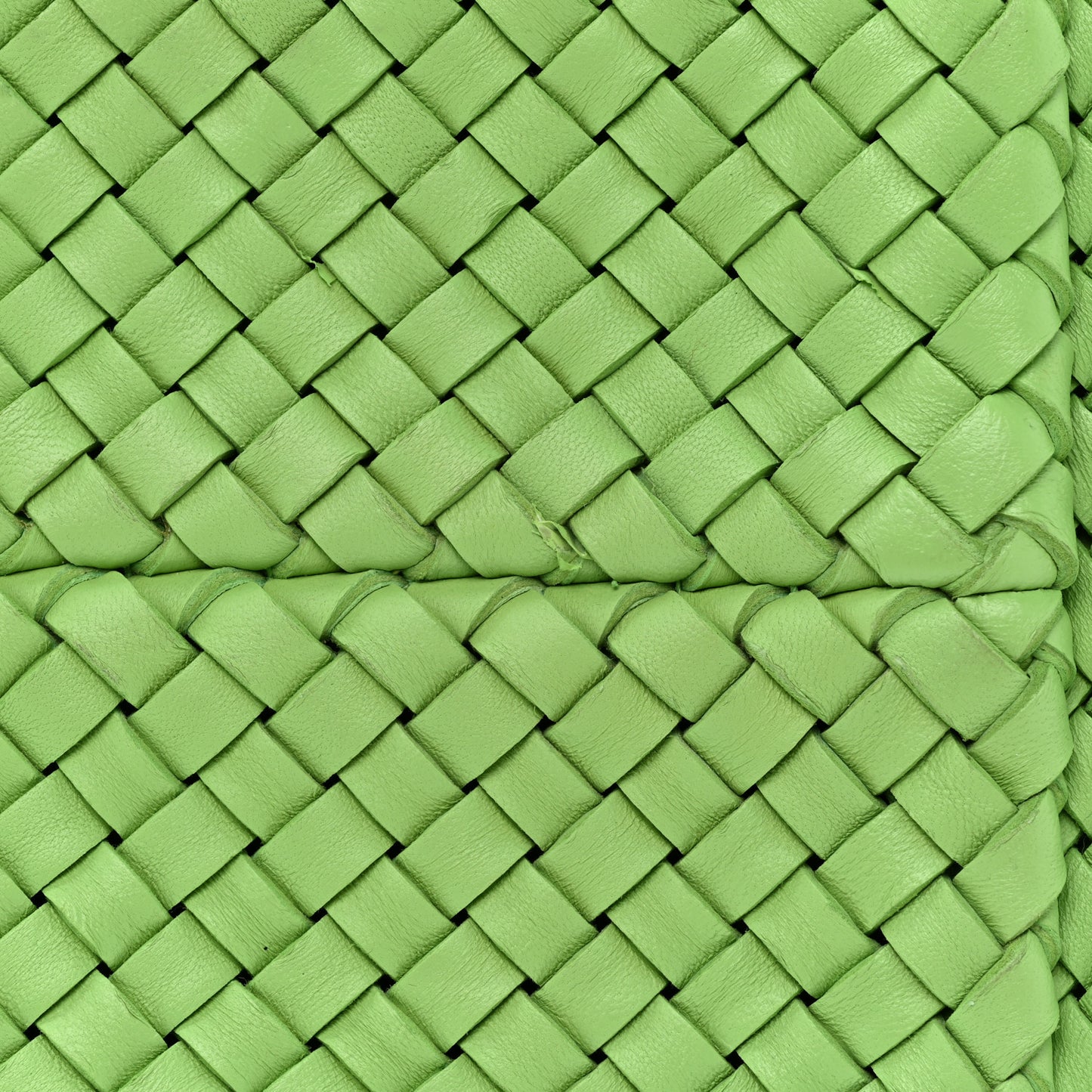 Nappa Intrecciato Tote Bag Green
