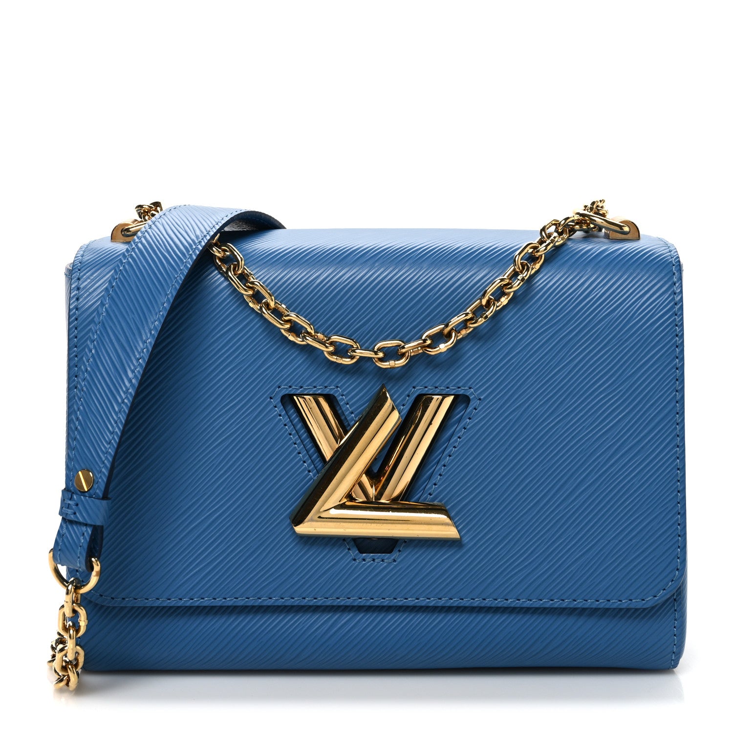 Louis Vuitton Epi Twist Shoulder Bag MM Blue Jean 1867664