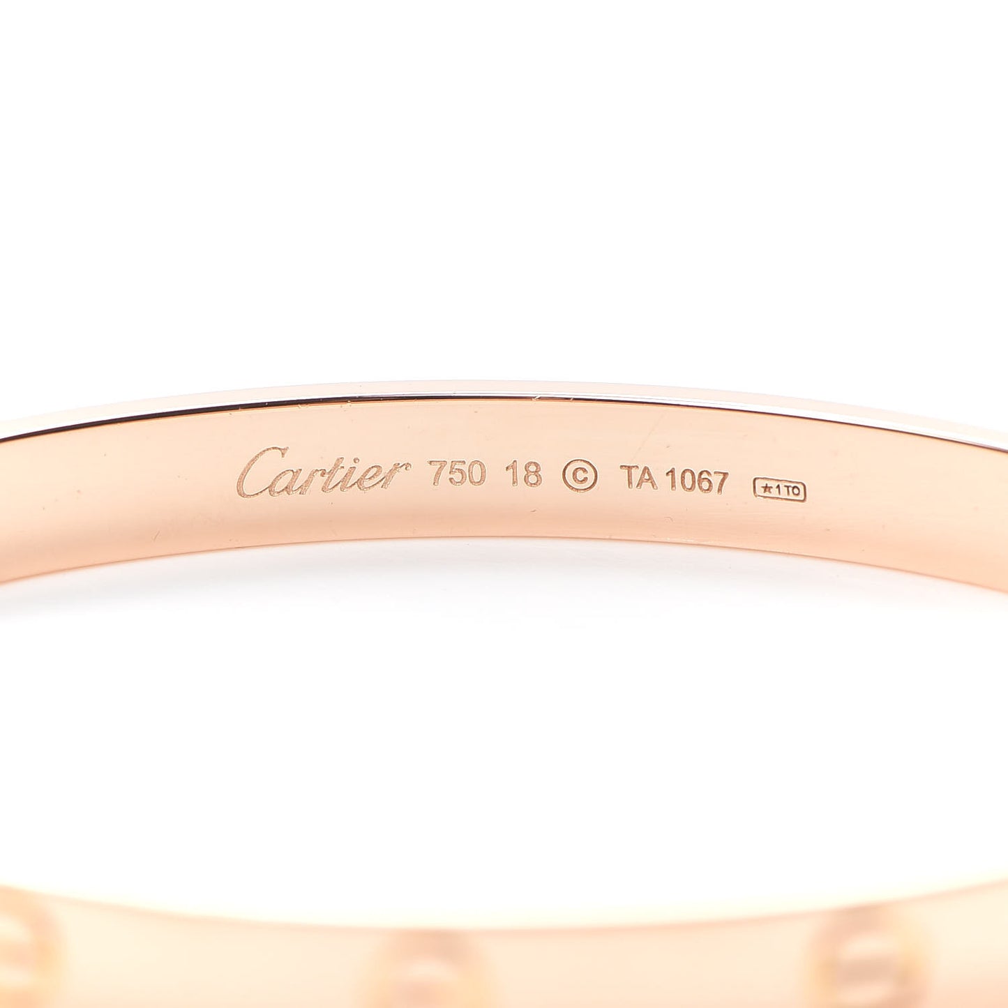 18K Pink Gold LOVE Bracelet 18