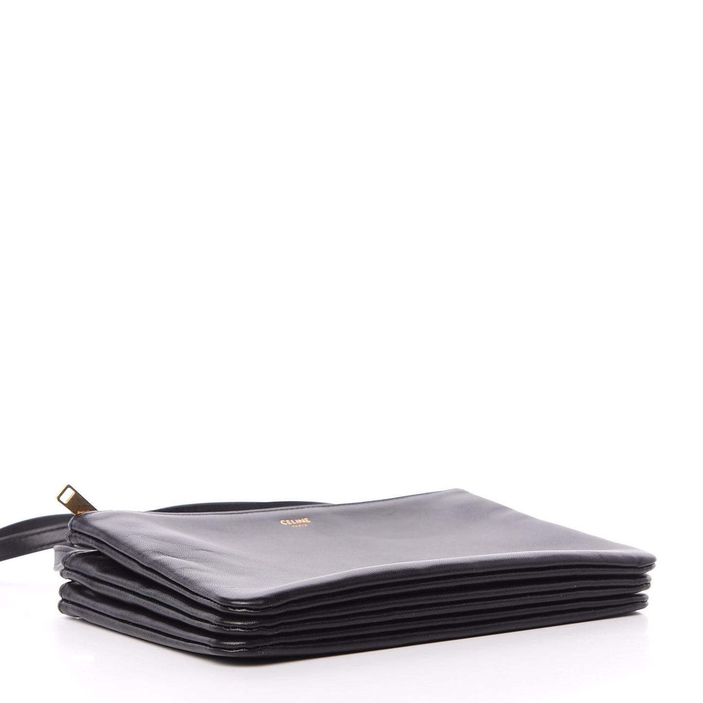 Lambskin Small Trio Crossbody Bag Black