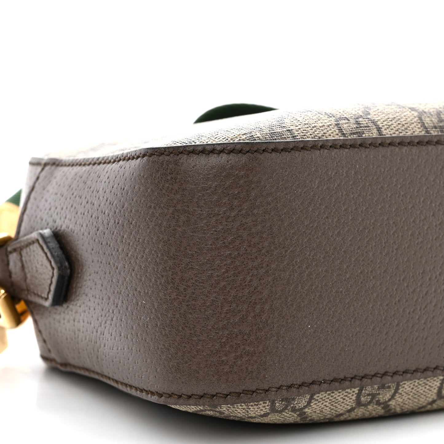 GG Supreme Monogram Web Neo Vintage Shoulder Bag Beige New Acero Crop