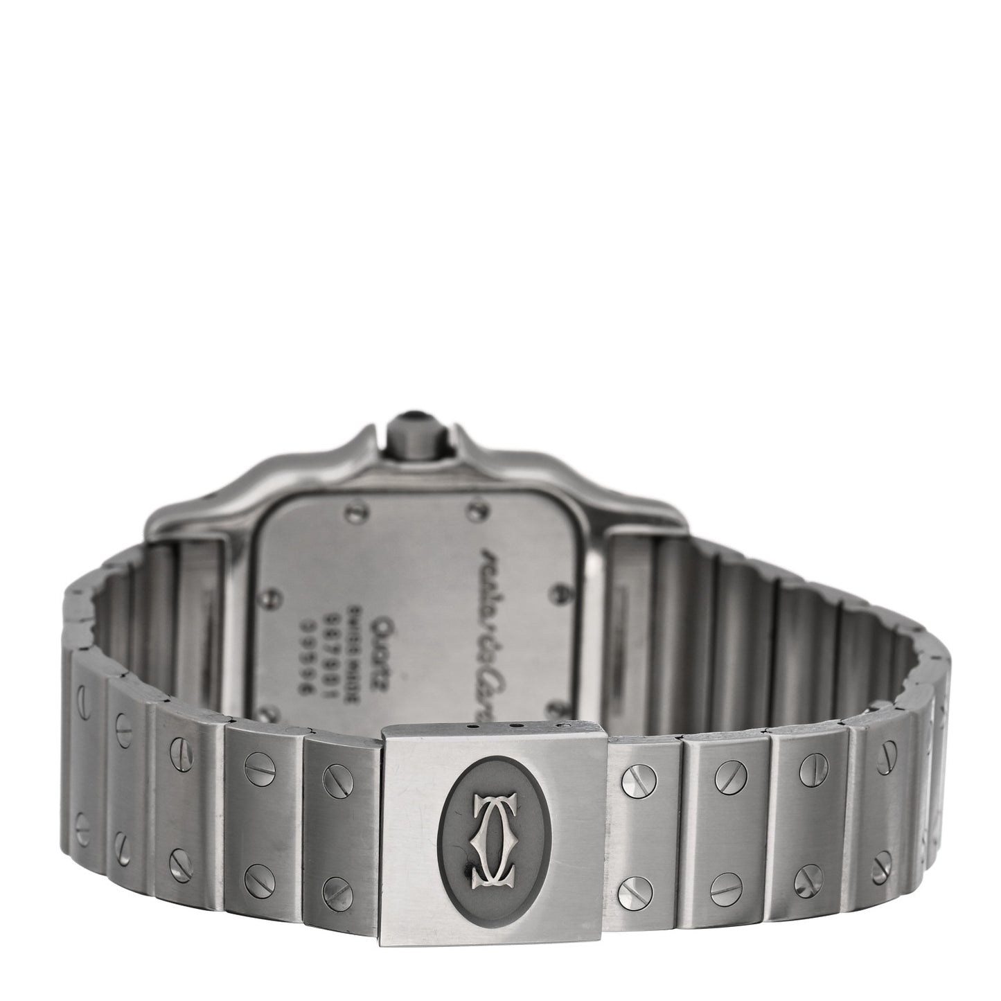 Stainless Steel 29mm Santos De Cartier Galbee Quartz Watch