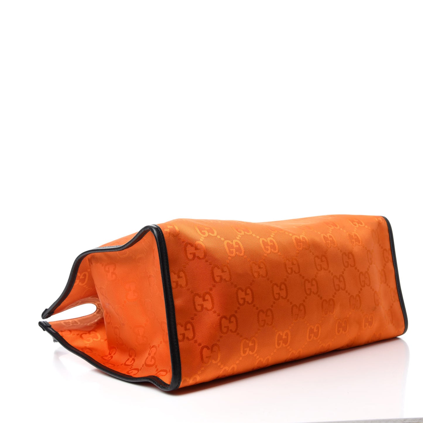 Econyl Nylon Monogram Large Off The Grid Tote Bag Carrot Orange Black