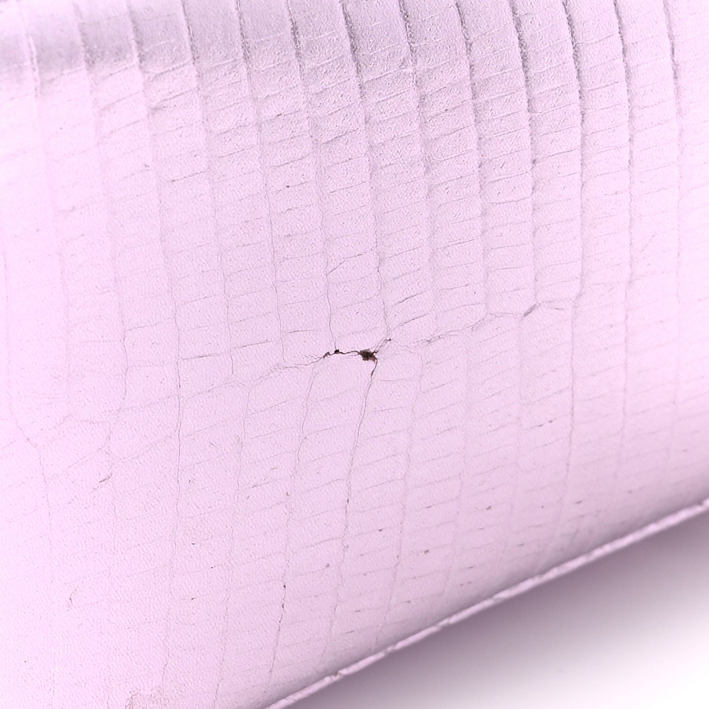 CHRISTIAN DIOR Metallic Lizard Mini Lady Dior Pink