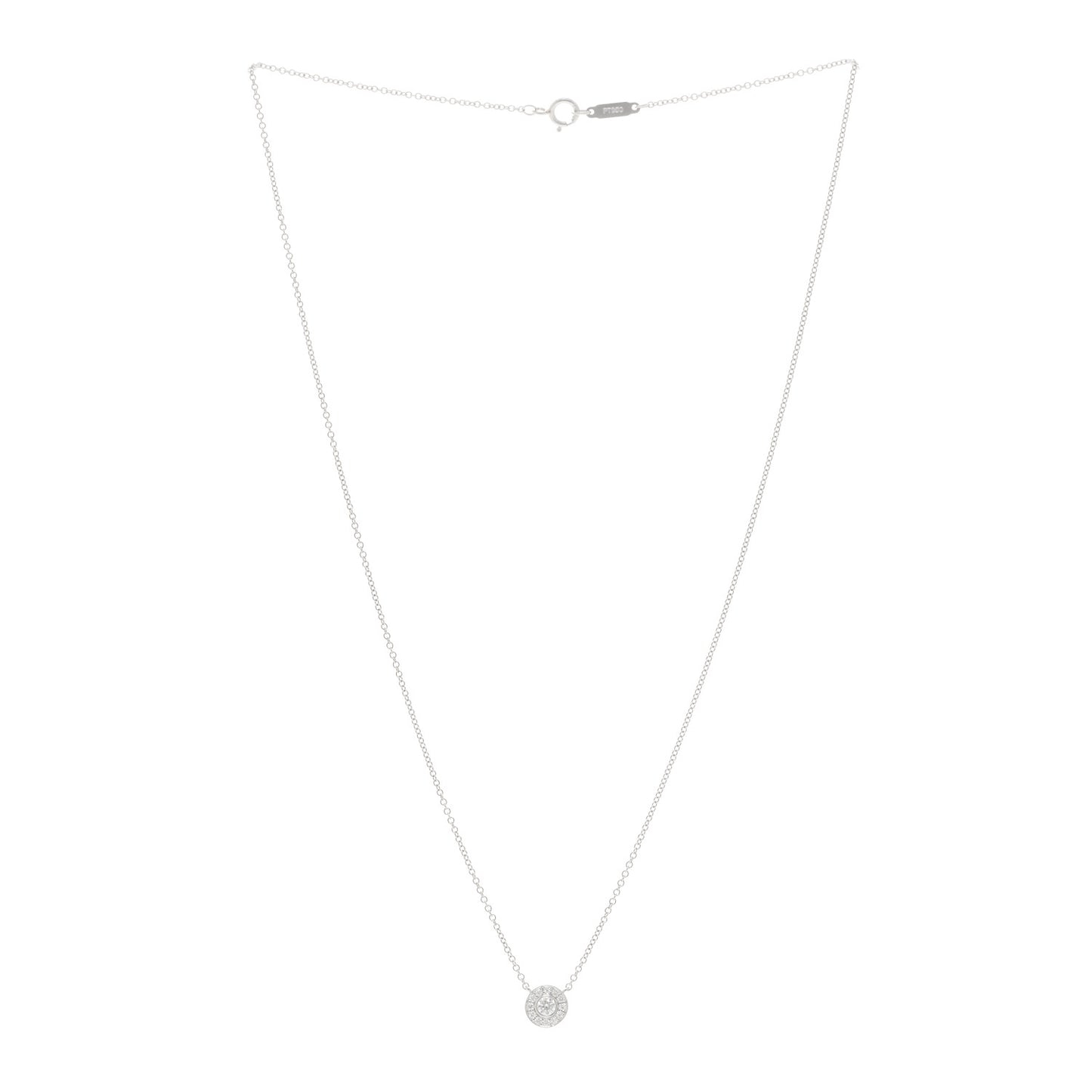 Platinum Diamond .16ctw Soleste Pendant Necklace
