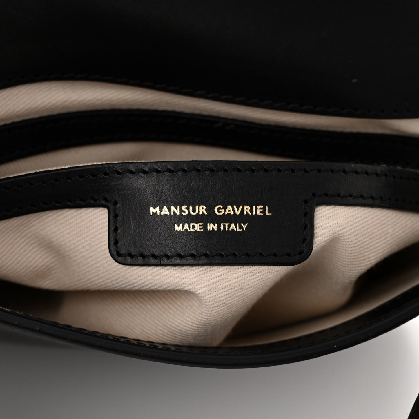 Calfskin Flap Crossbody Bag Black
