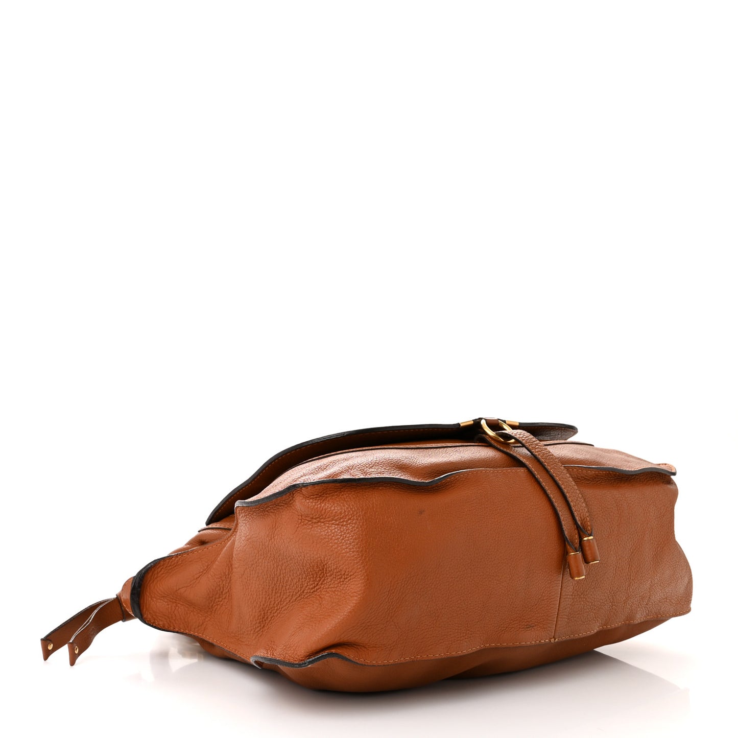Calfskin Large Marcie Satchel Tan