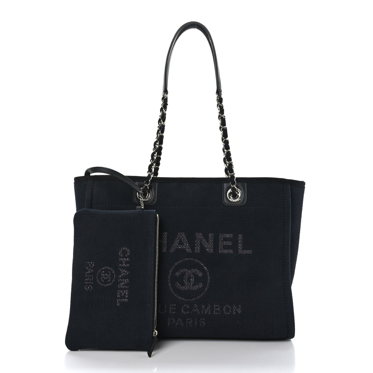 Mixed Fibers Small Deauville Tote Black