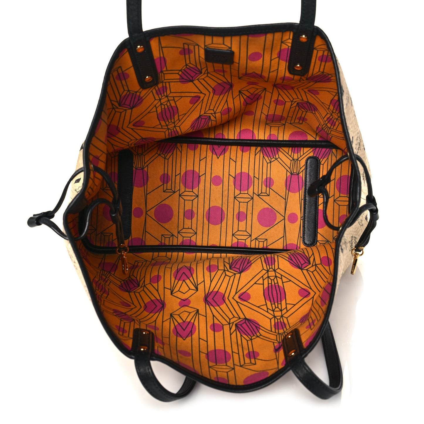 Visetos Large Reversible Shopper Tote Beige