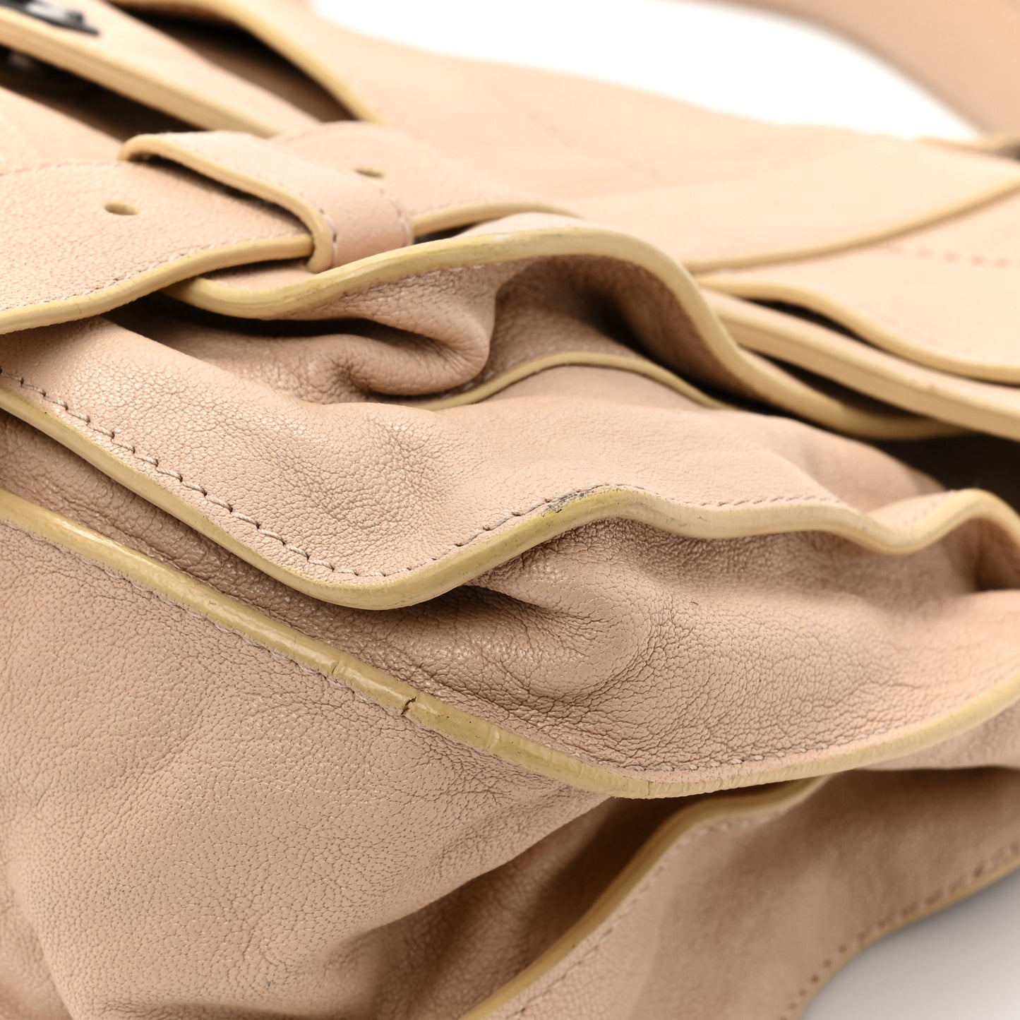Lambskin Medium PS1 Satchel Nude
