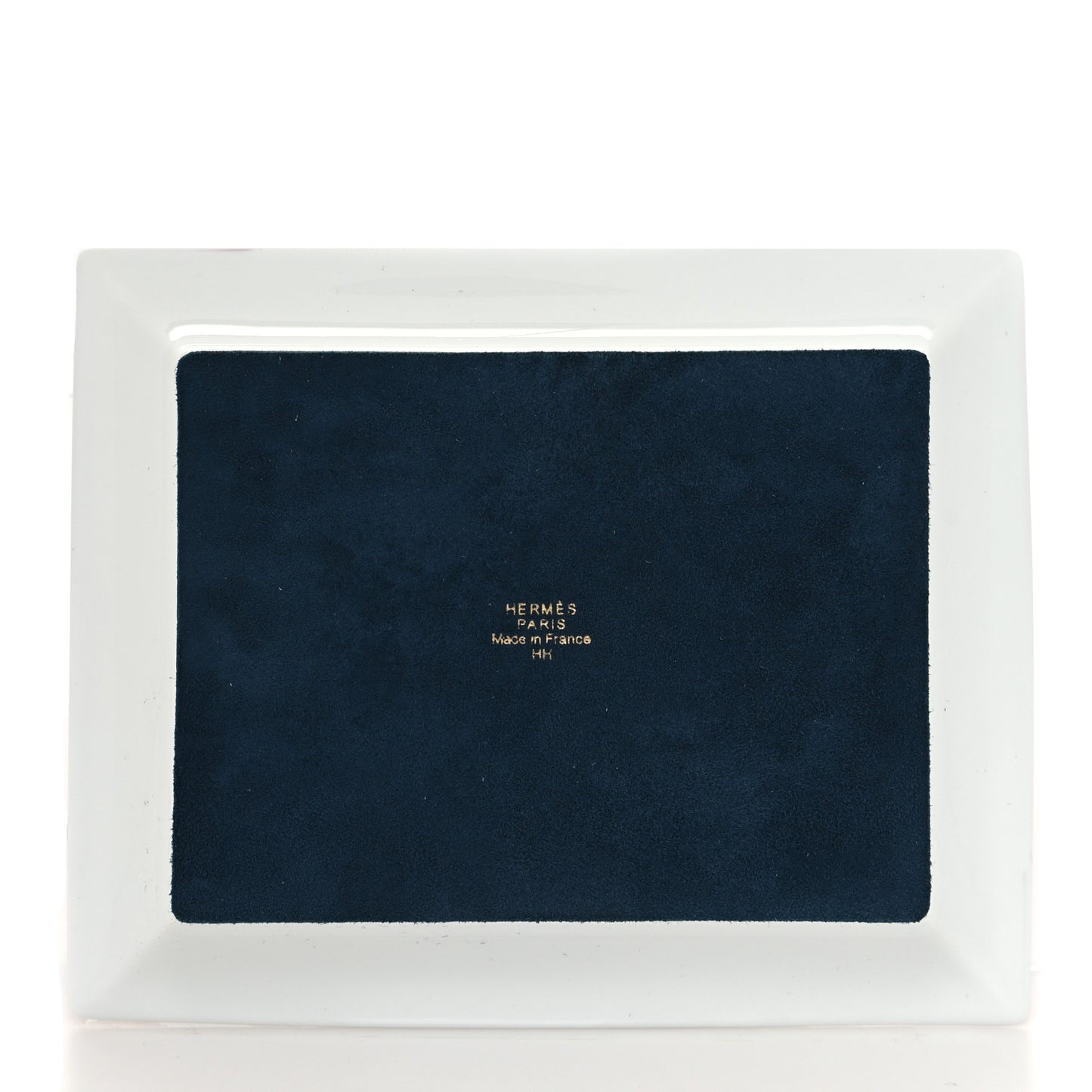 Porcelain Hermes Story Change Tray Bleu Gris