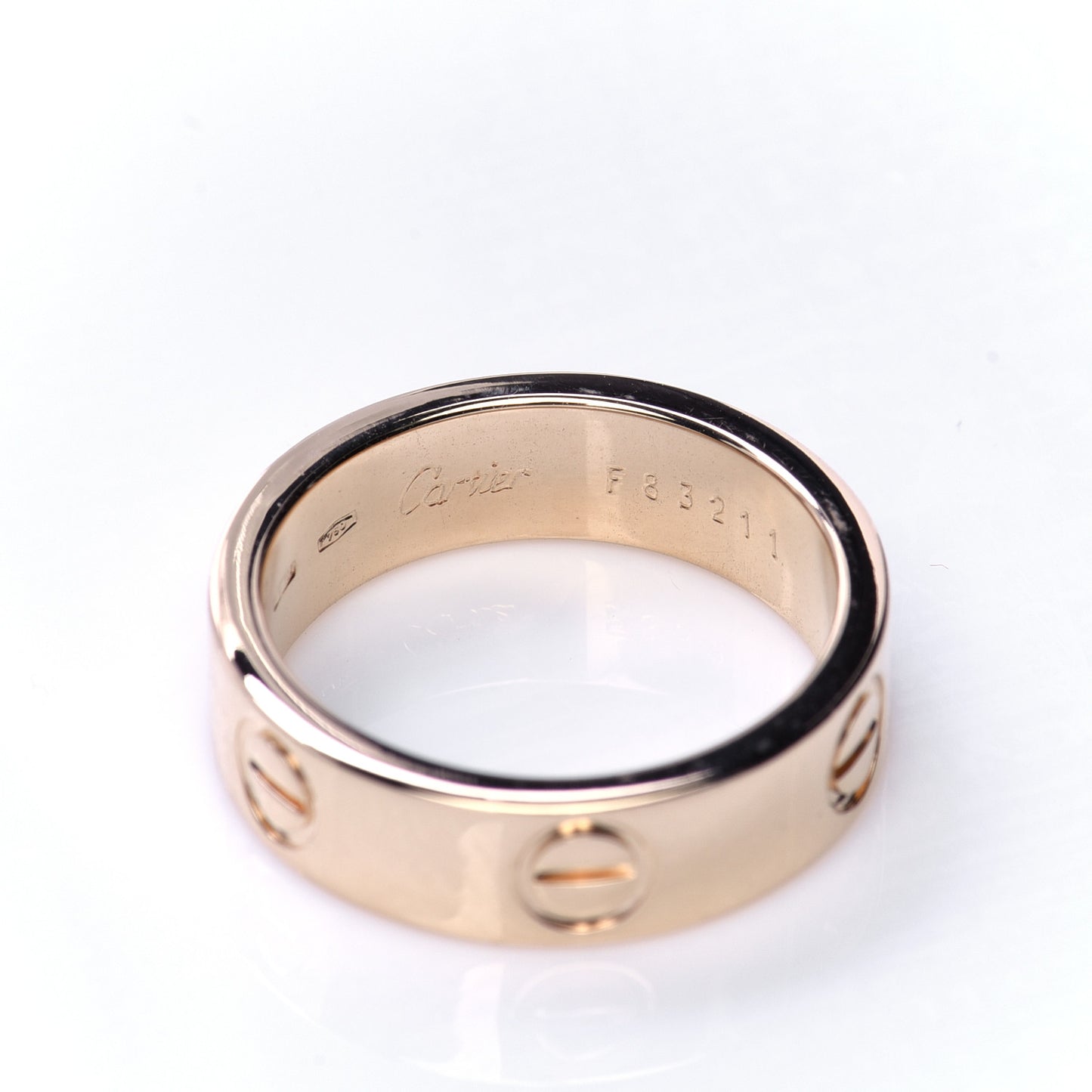 18K Yellow Gold 5.5mm LOVE Ring 52 6