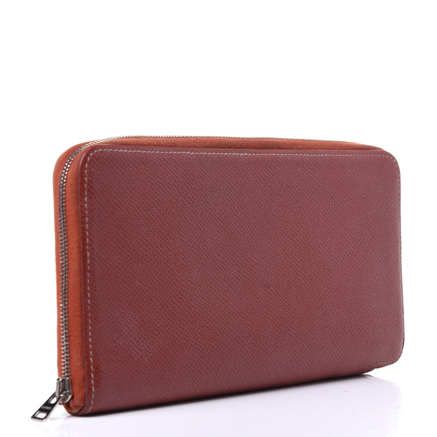 Epsom Silk'In Wallet Brique