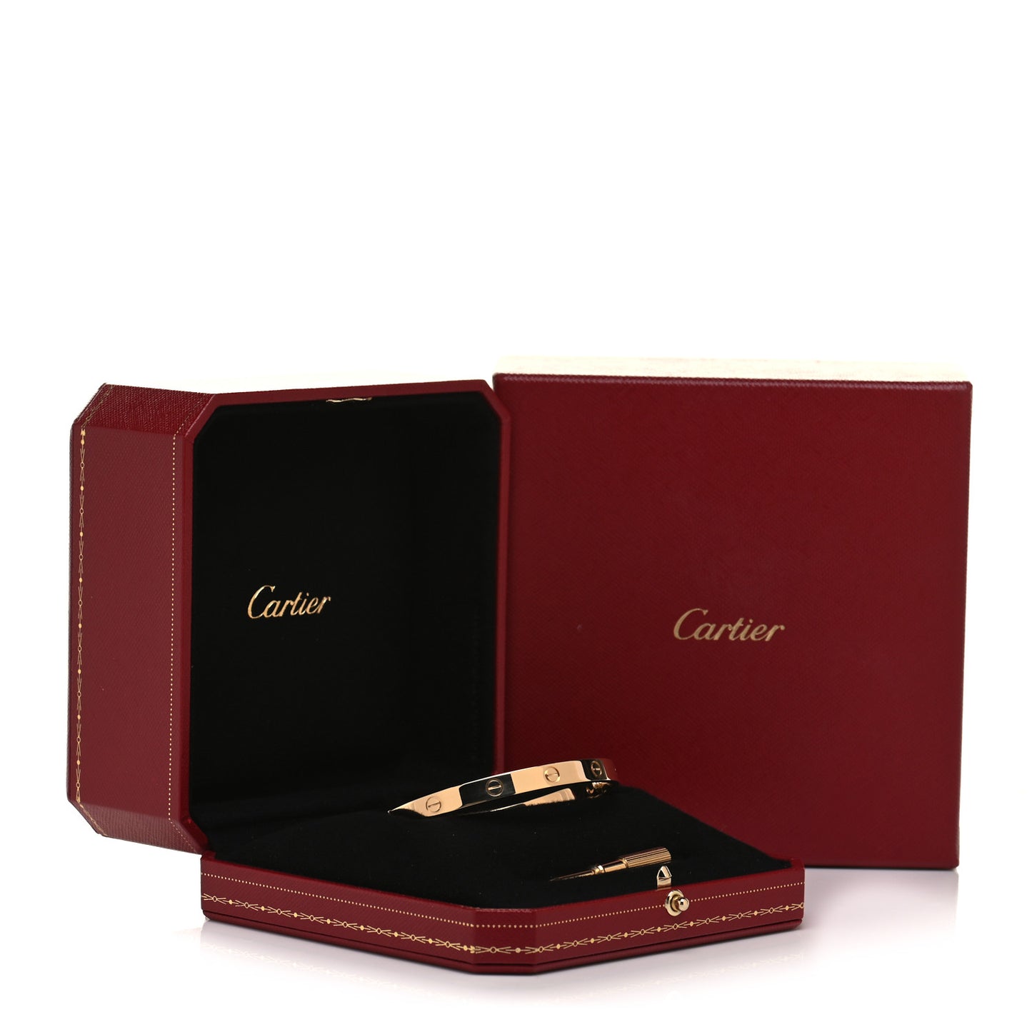 18K Yellow Gold LOVE Bracelet 19