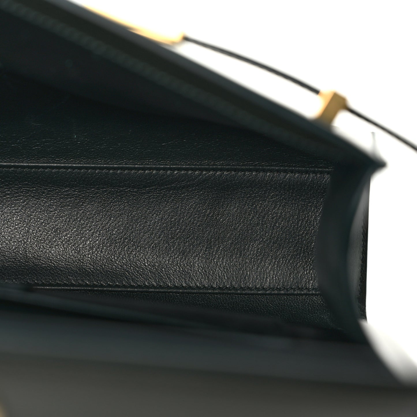 Smooth Calfskin Manhattan Shoulder Bag Dark Green