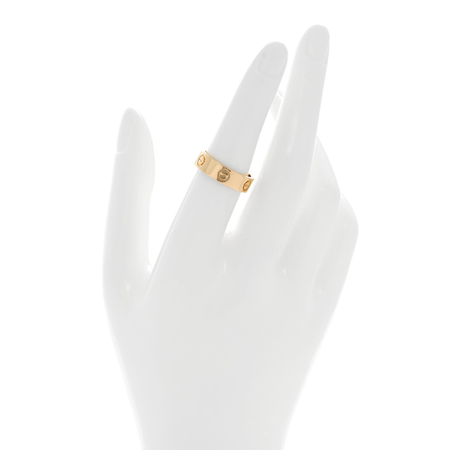 18K Yellow Gold 5.5mm LOVE Ring 54 6.75