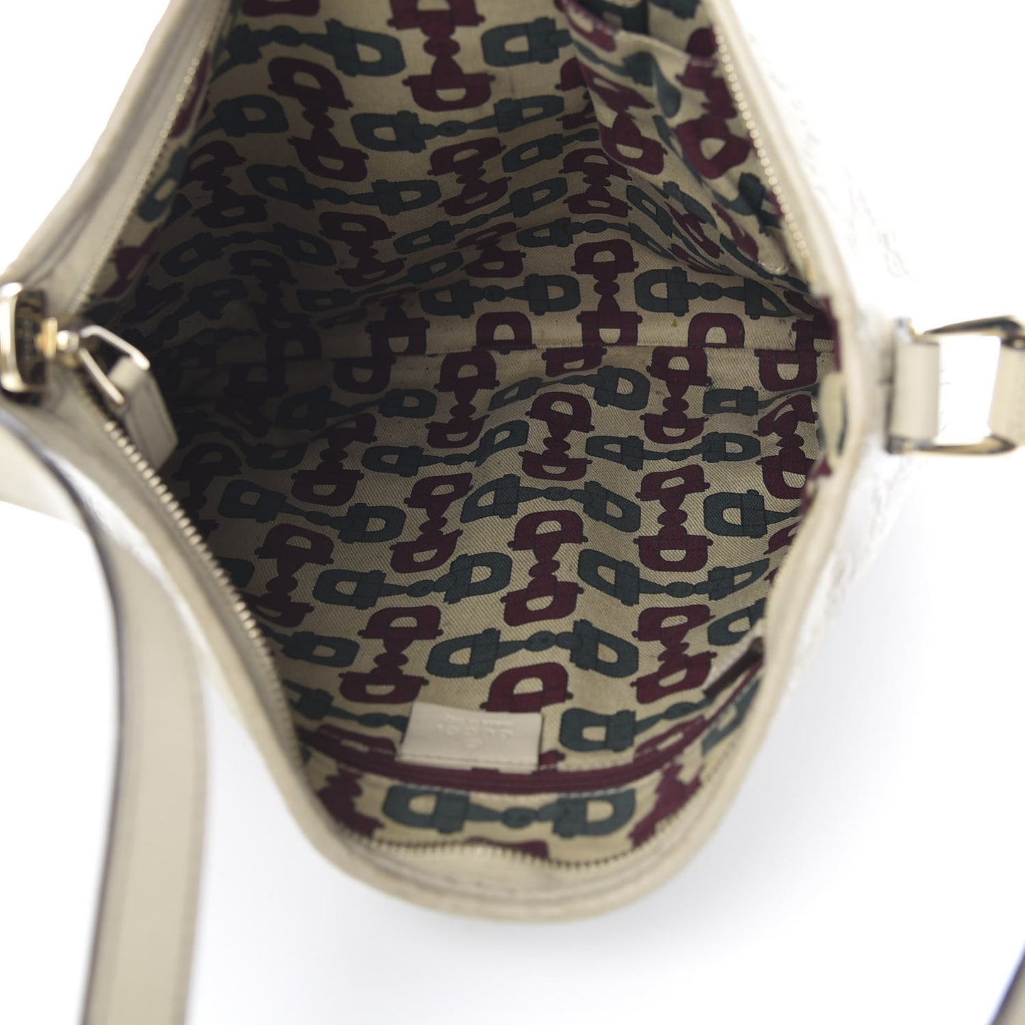 Guccissima Abbey Messenger Bag Off White