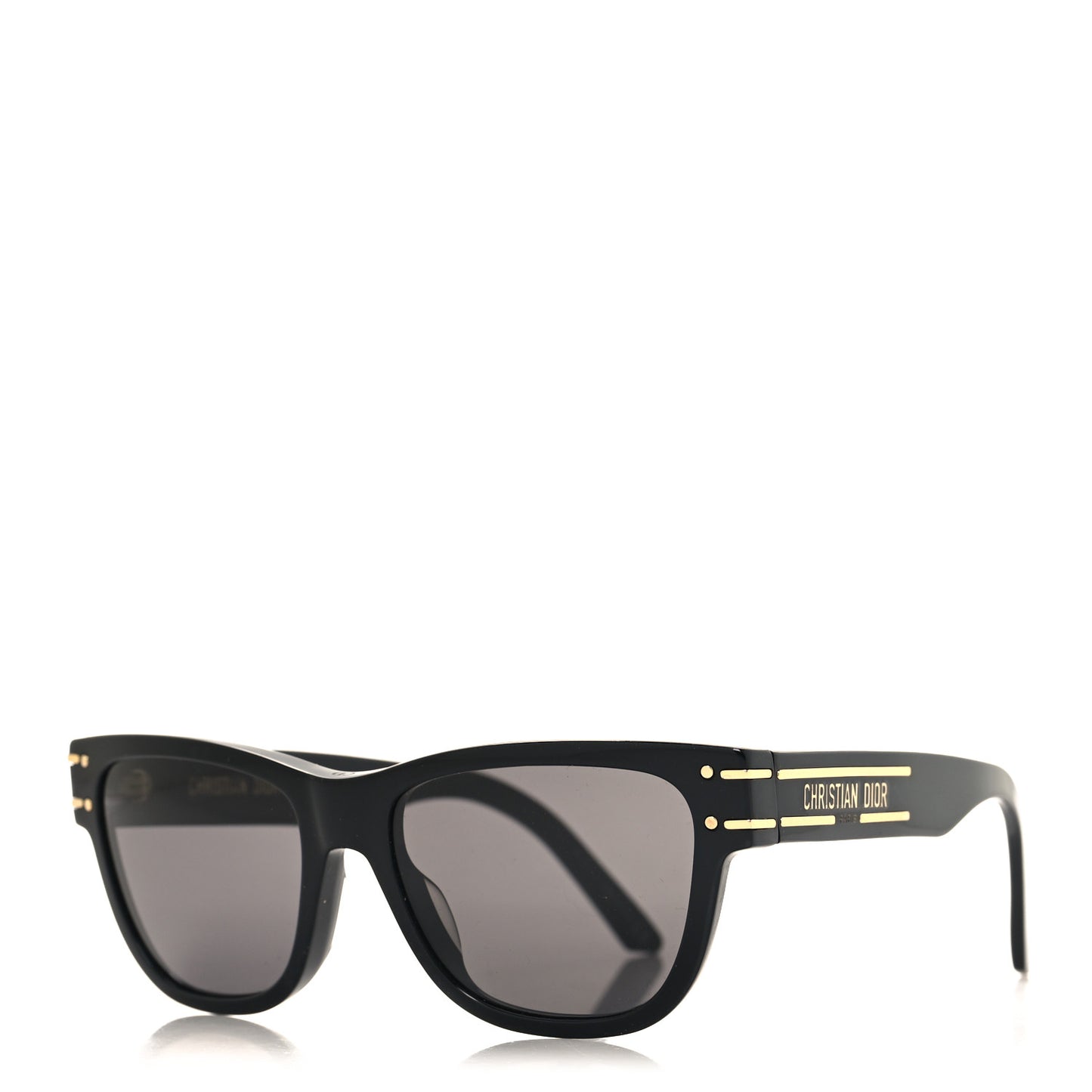 Diorsignature S6U Square Sunglasses Black
