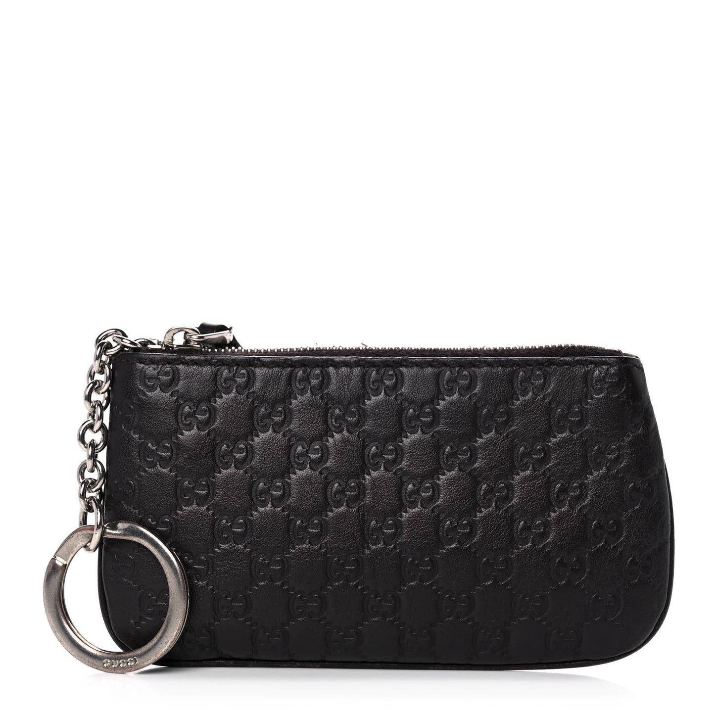 Microguccissima Key Ring Coin Case Black