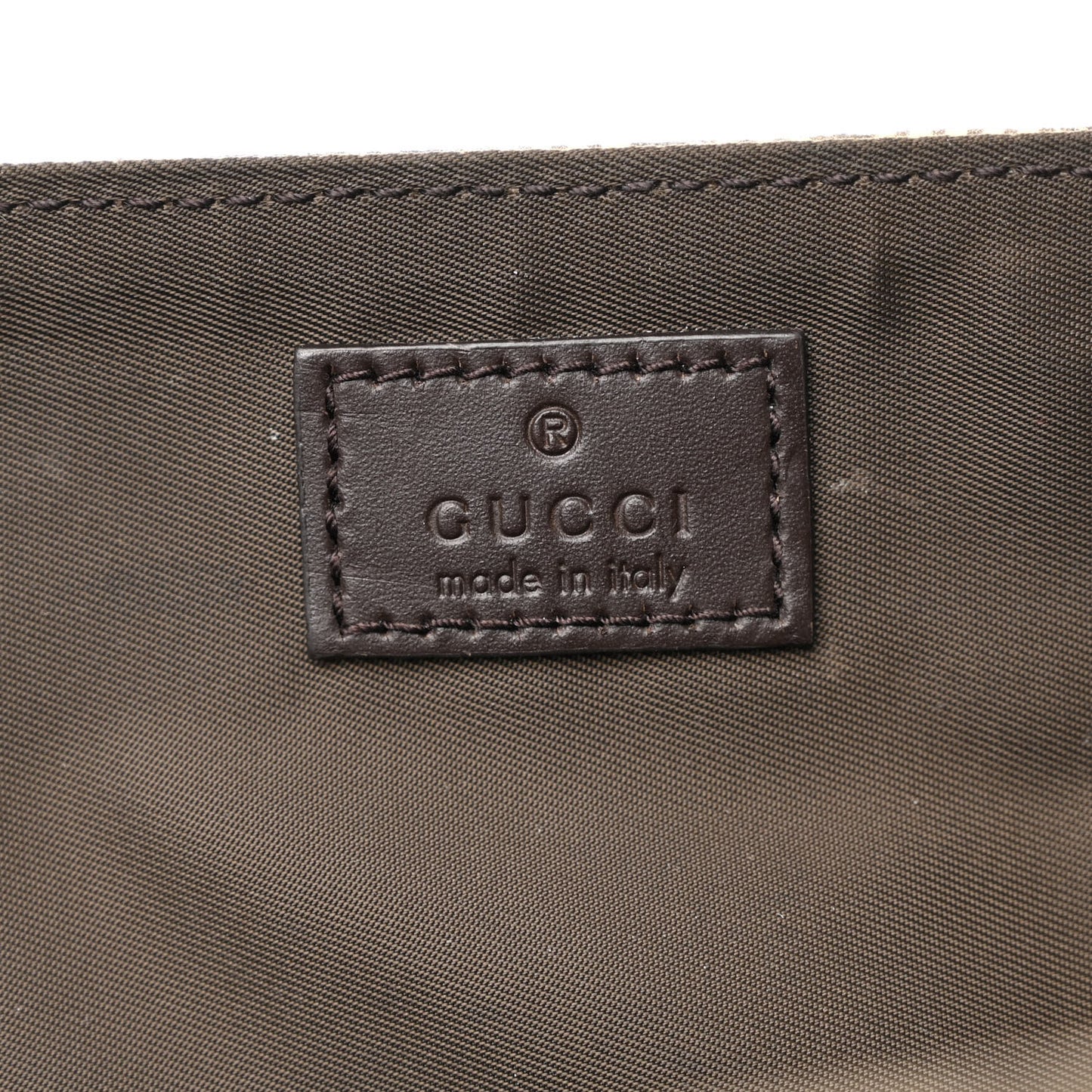 GG Plus Monogram Messenger Diaper Bag Dark Brown