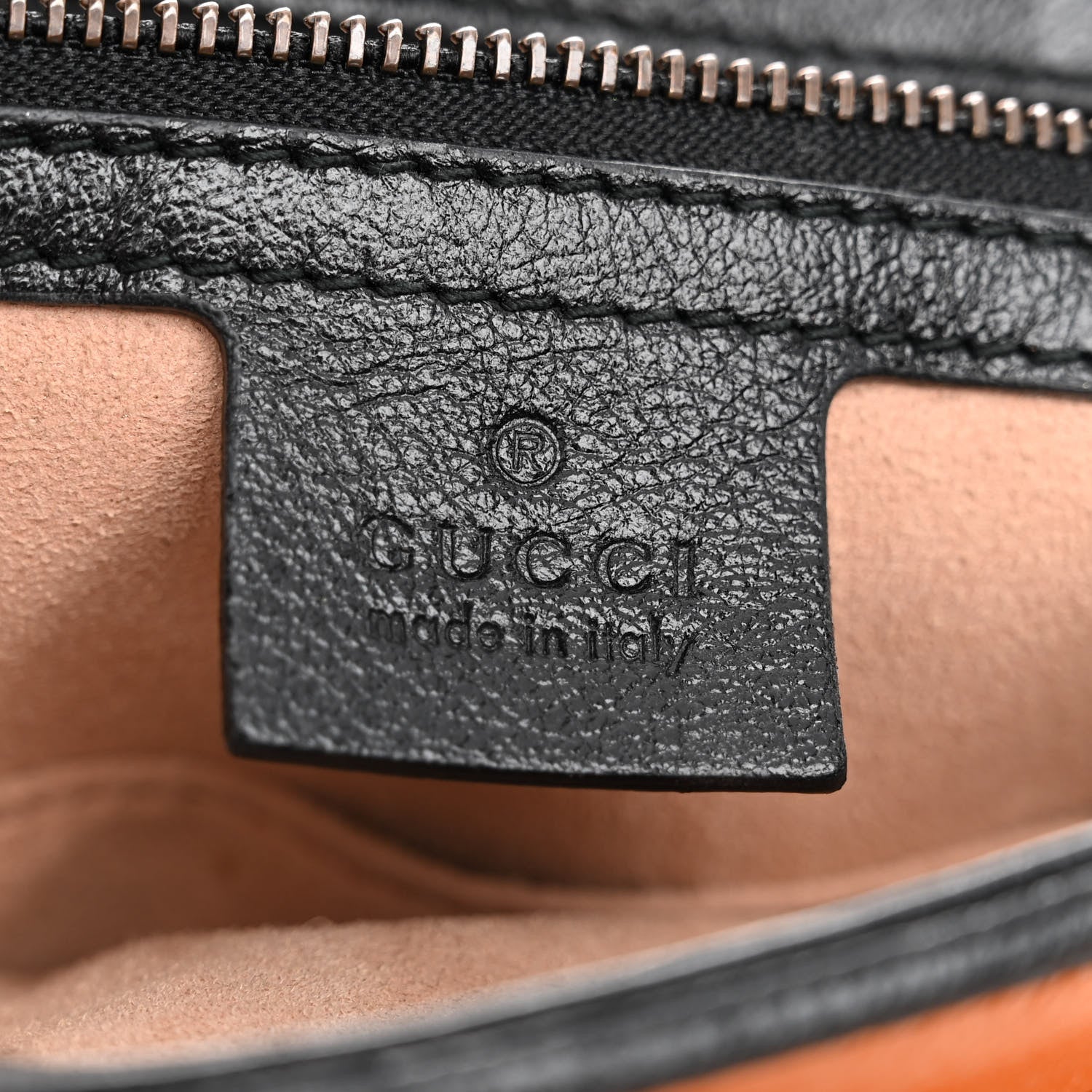 Gucci Azalea Calfskin Matelasse Diagonal Small Torchon GG Marmont Top Handle Shoulder Bag Cognac Black 6 of 10