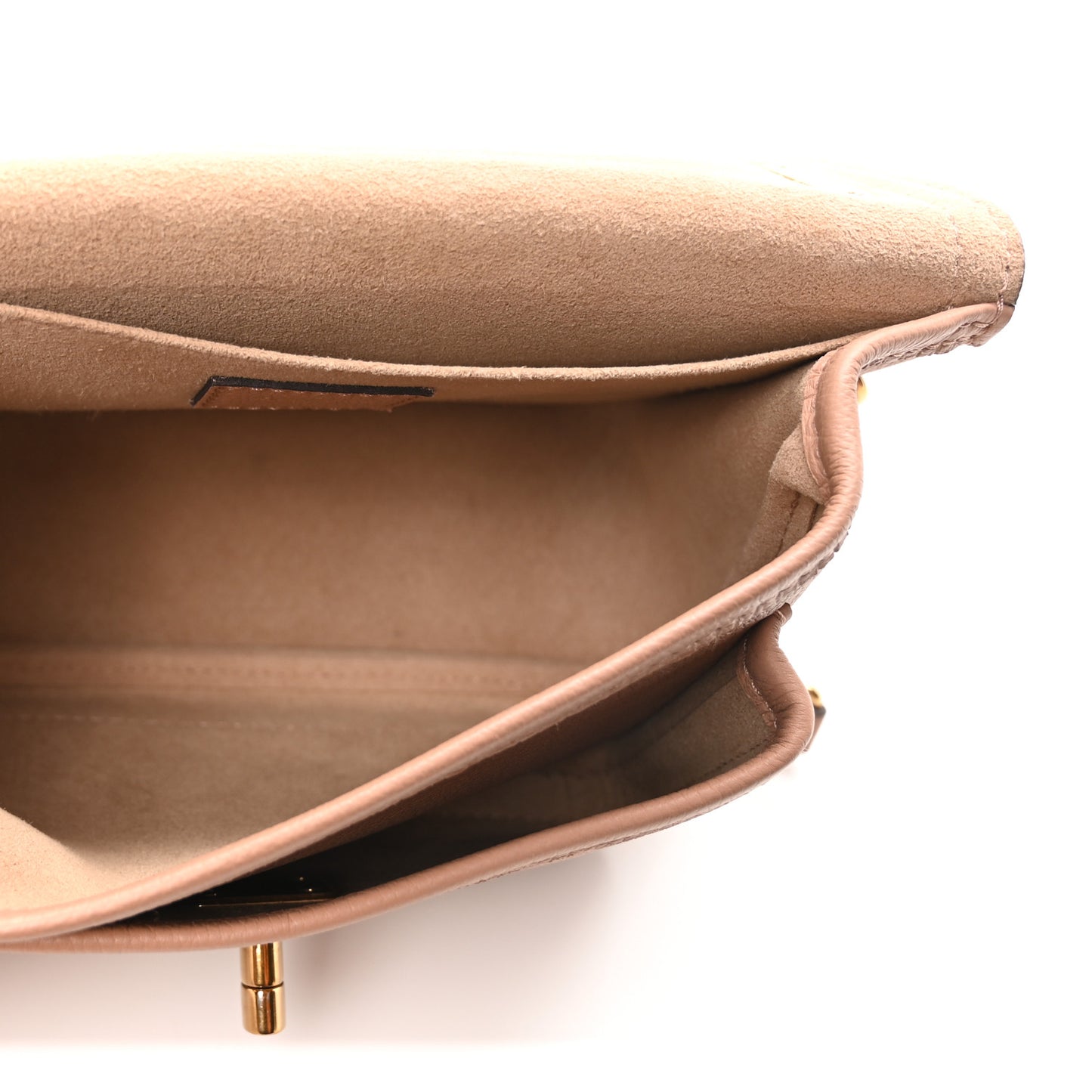 Grained Calfskin Lockme Chain Bag PM Rose Silk