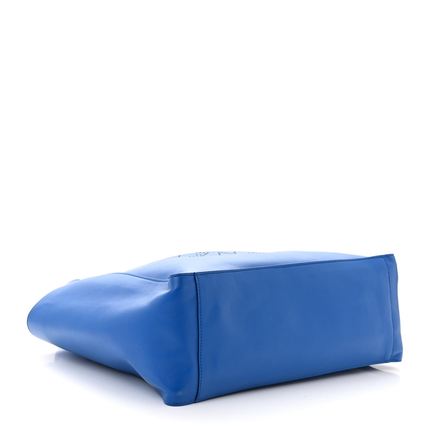 Eco Alter Nappa East West Perforated Tote Jewel Blue