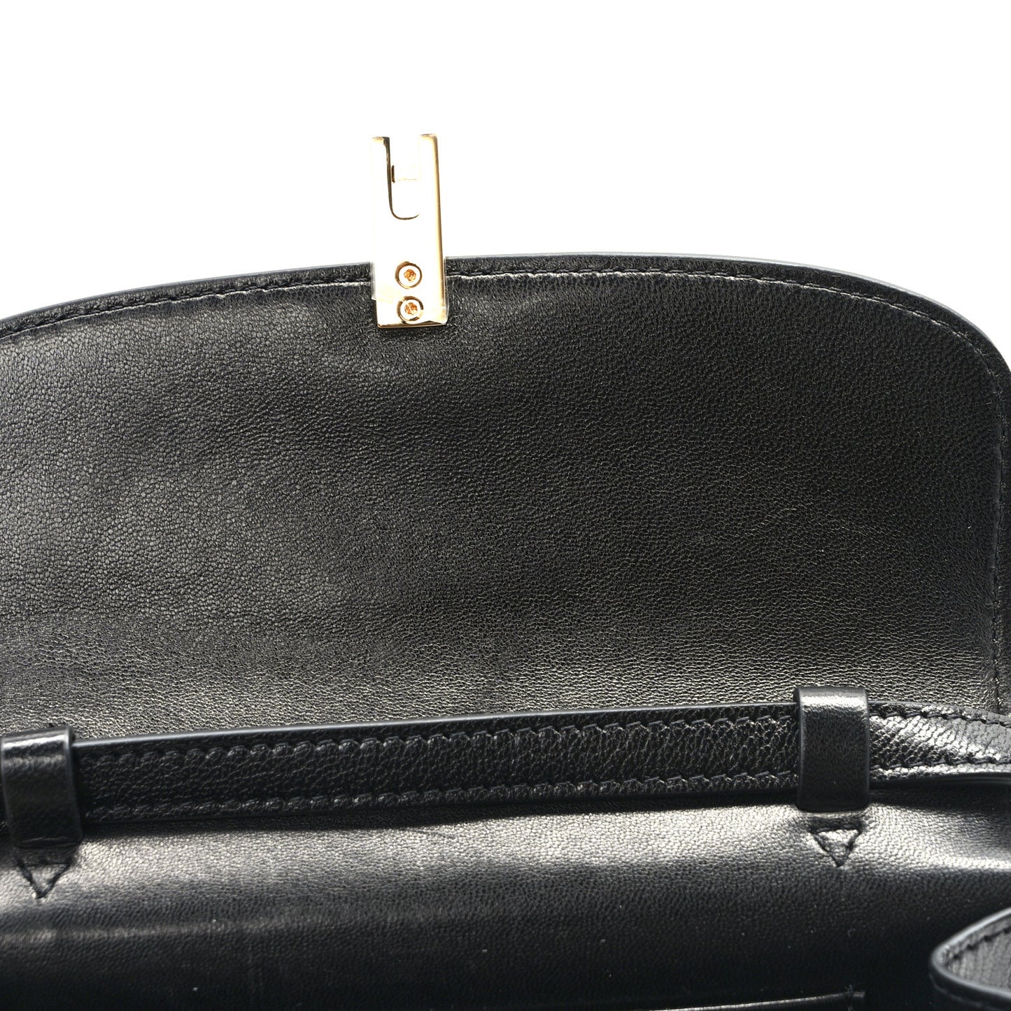 Smooth Calfskin The Sofia E/W Crossbody Black