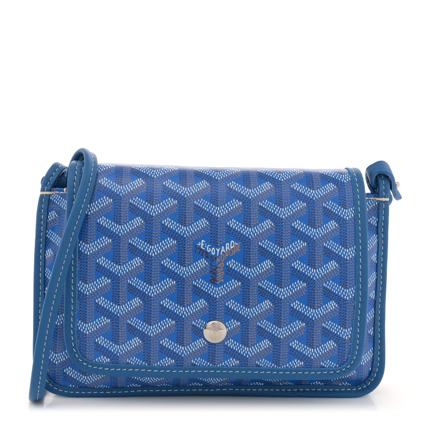 Goyard Goyardine Plumet Wallet Clutch Sky Blue 1 of 10
