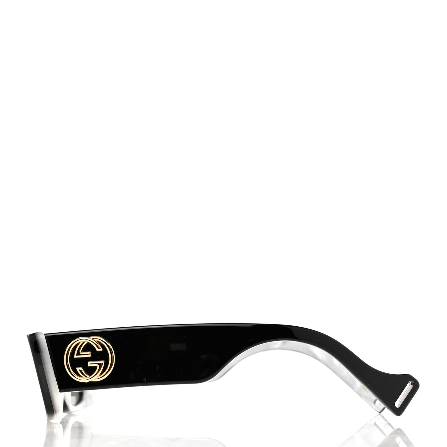 Acetate Rectangular Sunglasses GG0516S Black