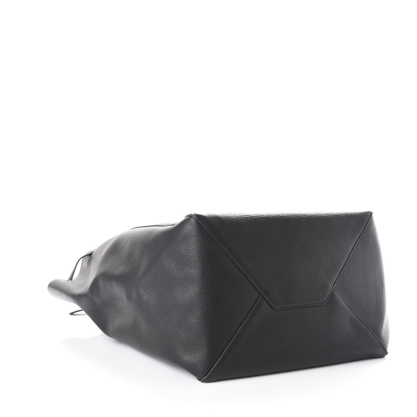 Soft Grained Calfskin Medium Belt Cabas Phantom Black