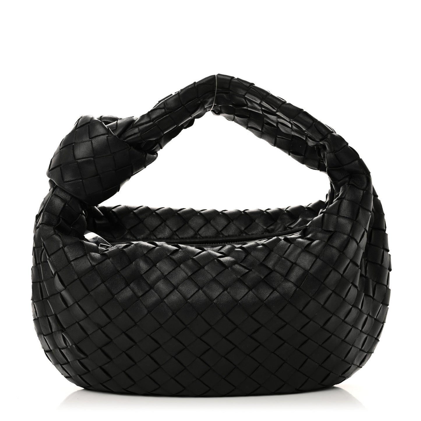 Nappa Intrecciato Teen Jodie Hobo Black