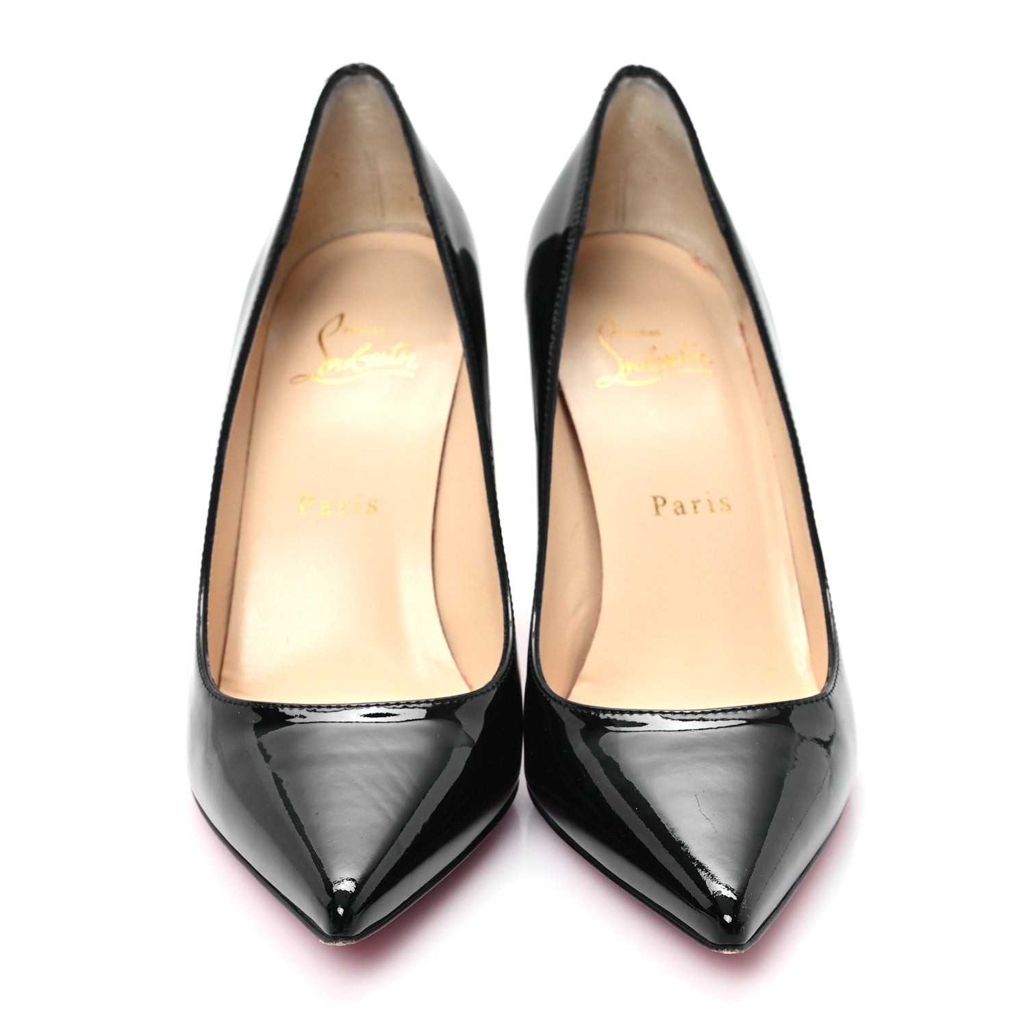 Christian Louboutin Patent Pigalle Follies 85 Pumps 37.5 Black 3 of 9