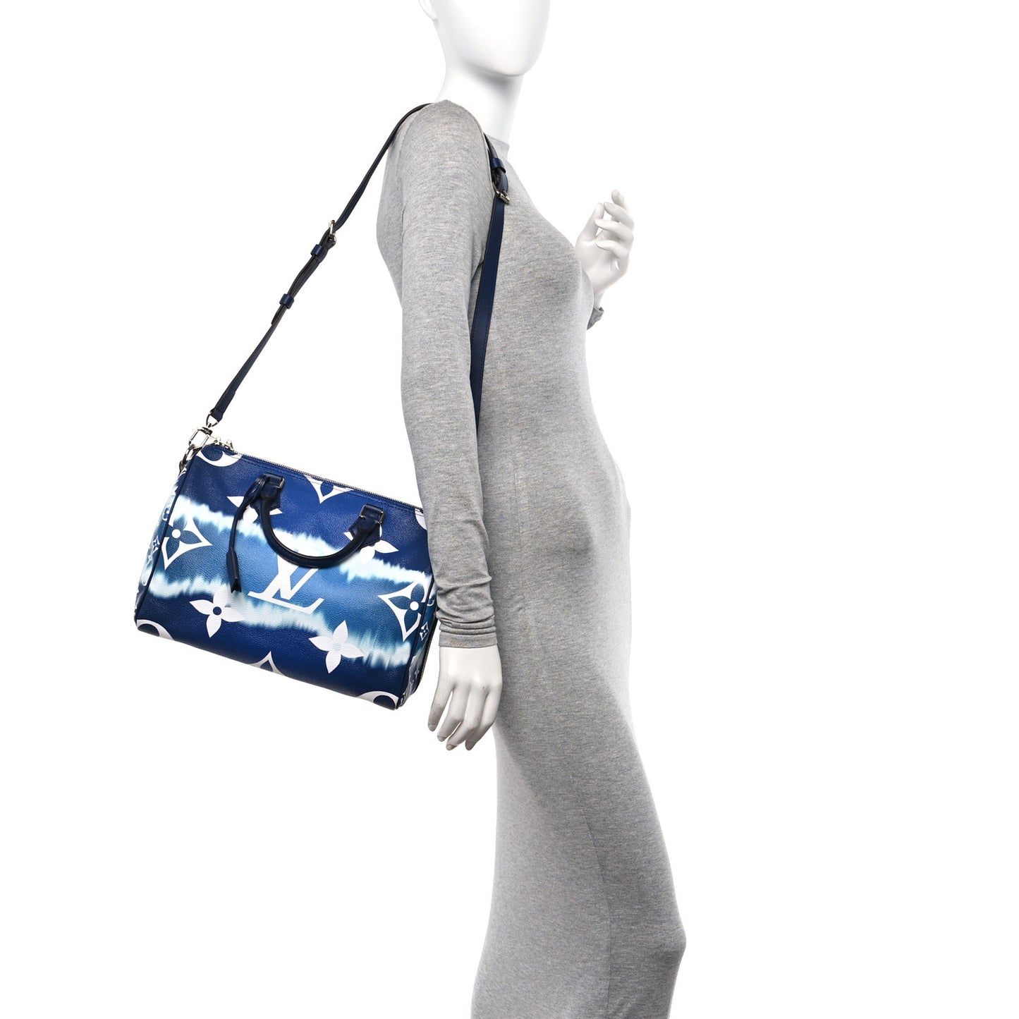 Monogram Escale Speedy Bandouliere 30 Blue
