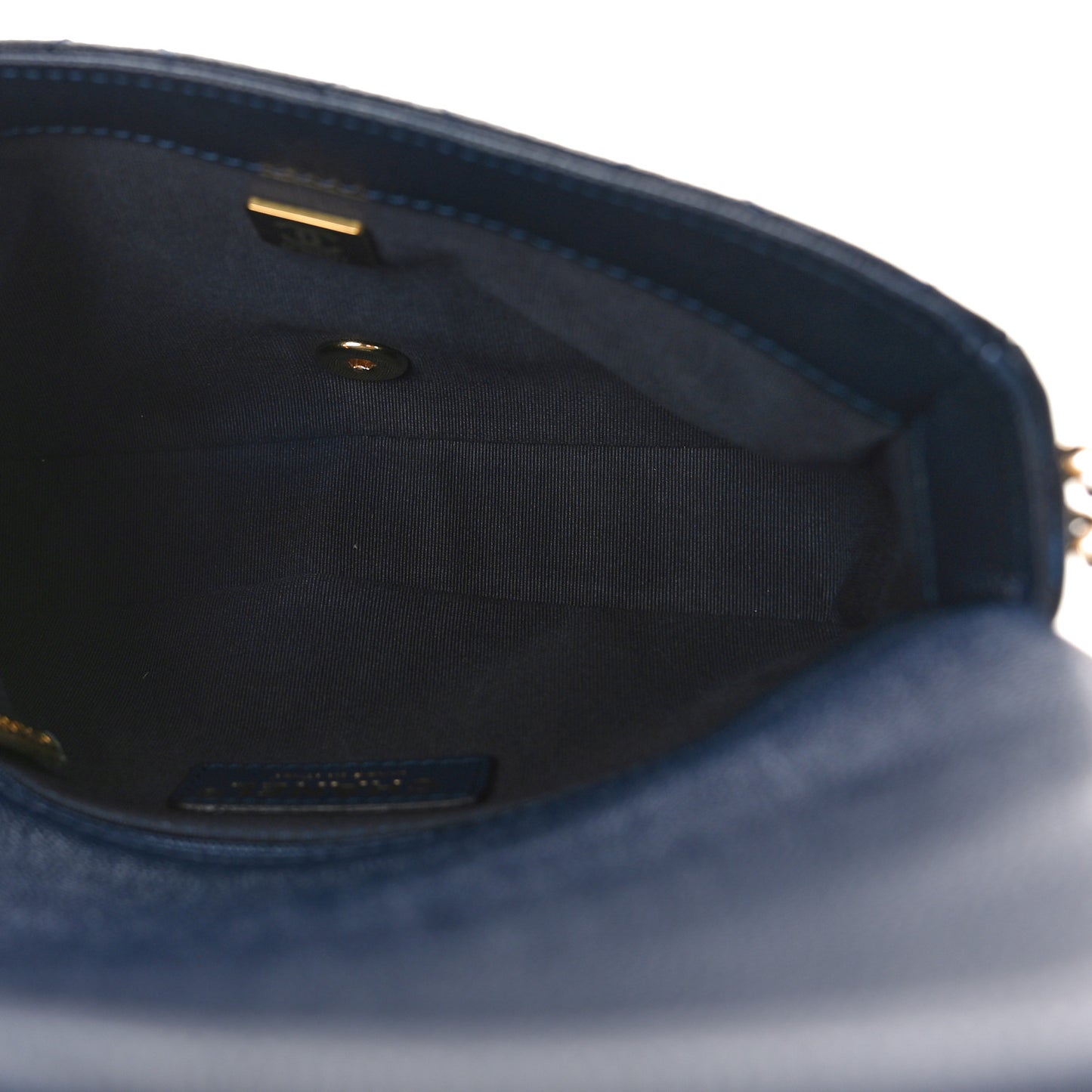 Caviar Quilted Mini CC You Flap Navy