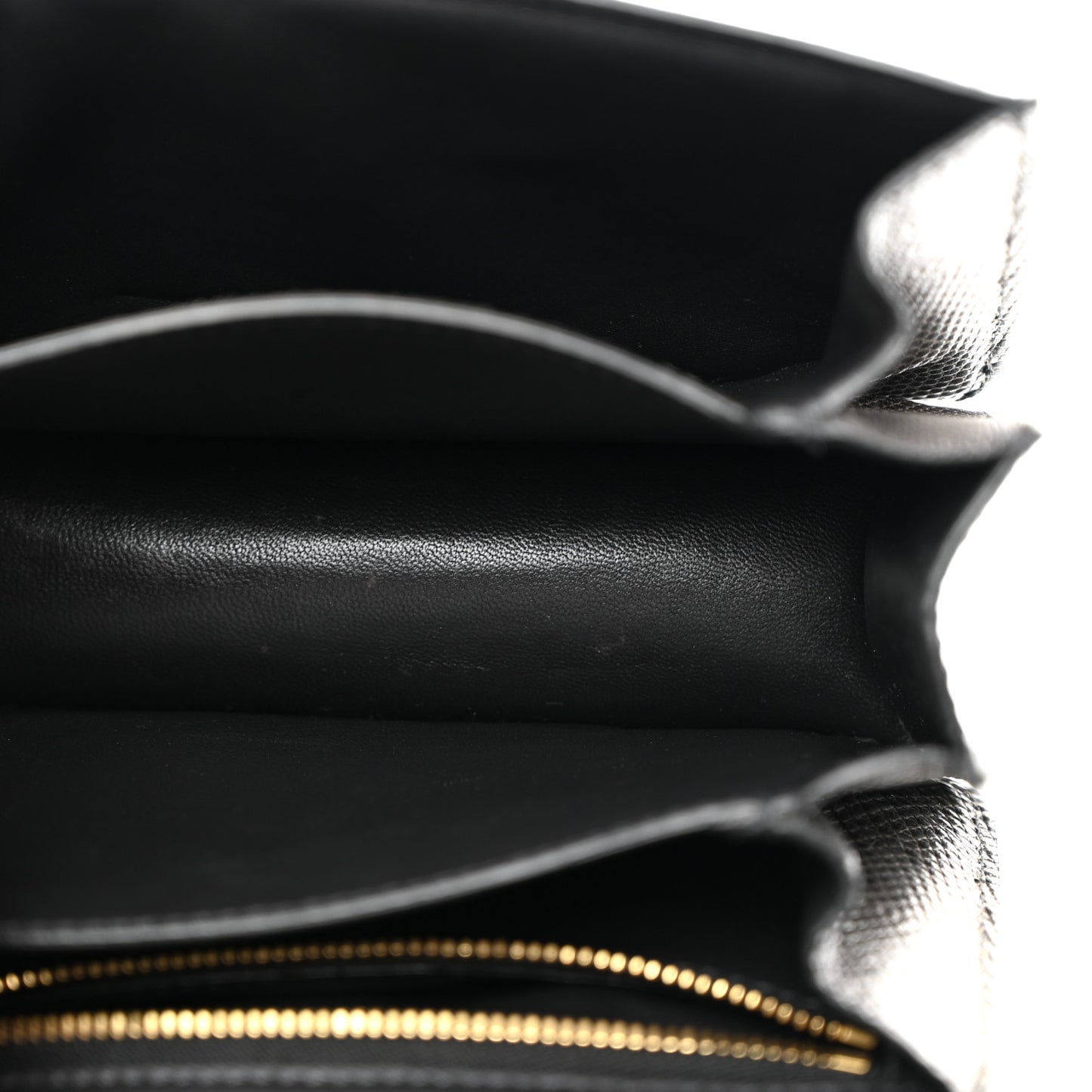Lizard Small Classic Box Flap Bag Green