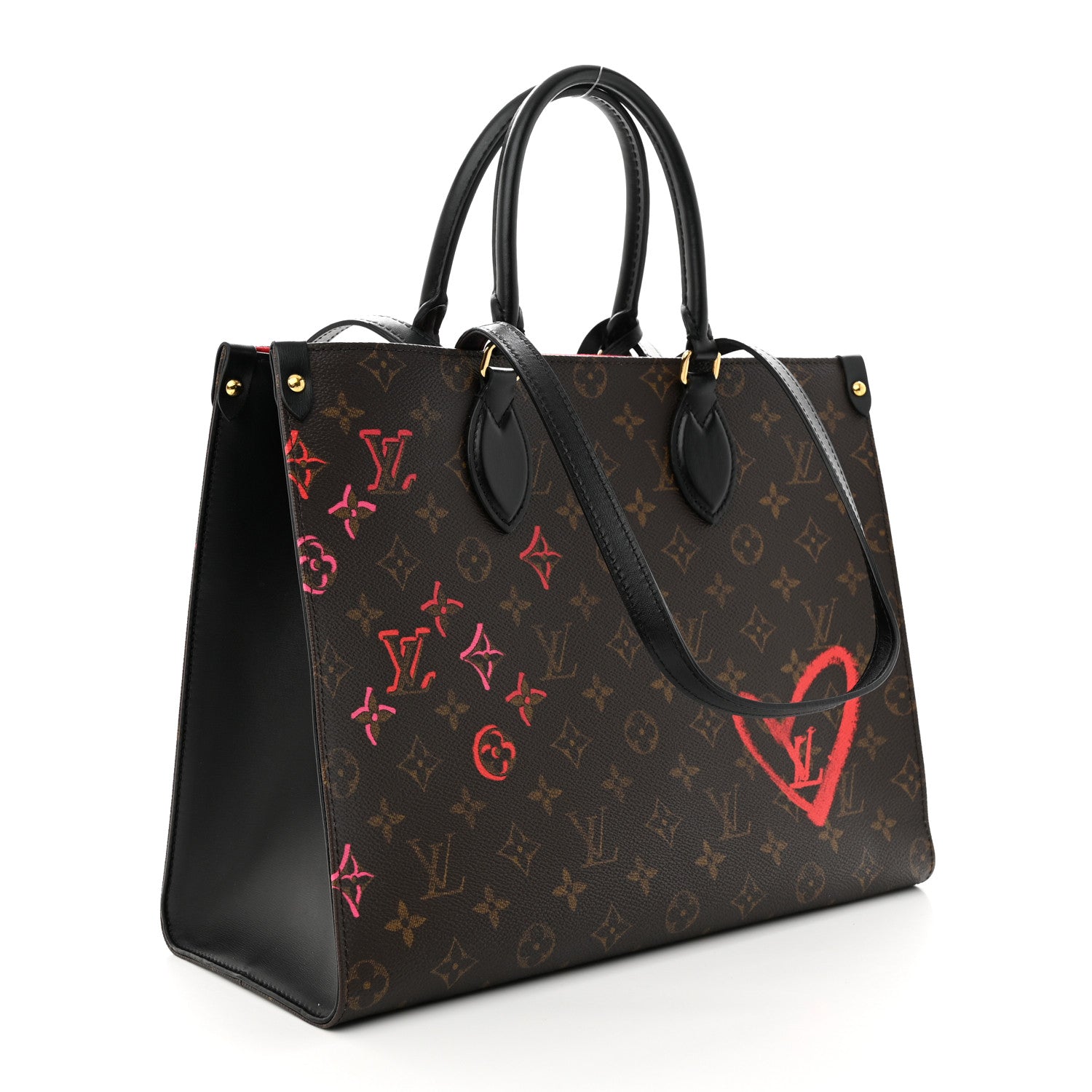 Louis Vuitton Monogram Fall In Love Onthego MM 3 of 9