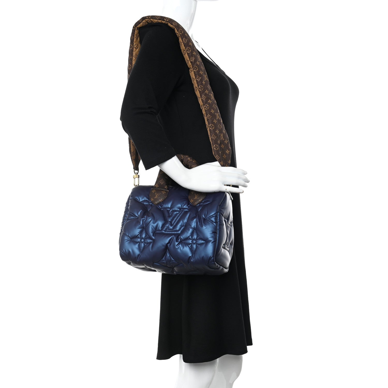 Louis Vuitton Econyl Mini Monogram Pillow Speedy Bandouliere 25 Navy 2 of 9