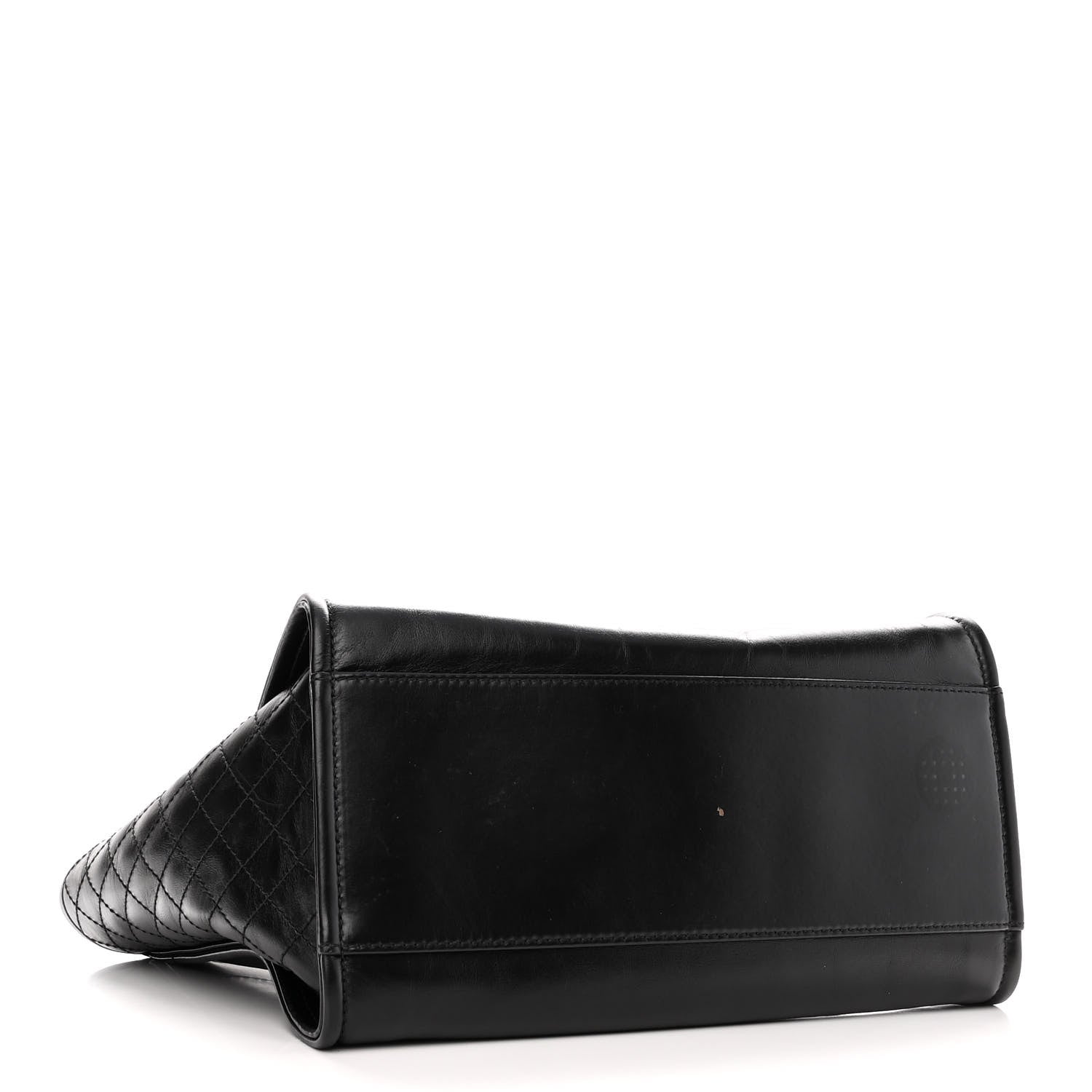 Chanel Aged Calfskin Medium Charms Deauville Tote Black 4 of 12