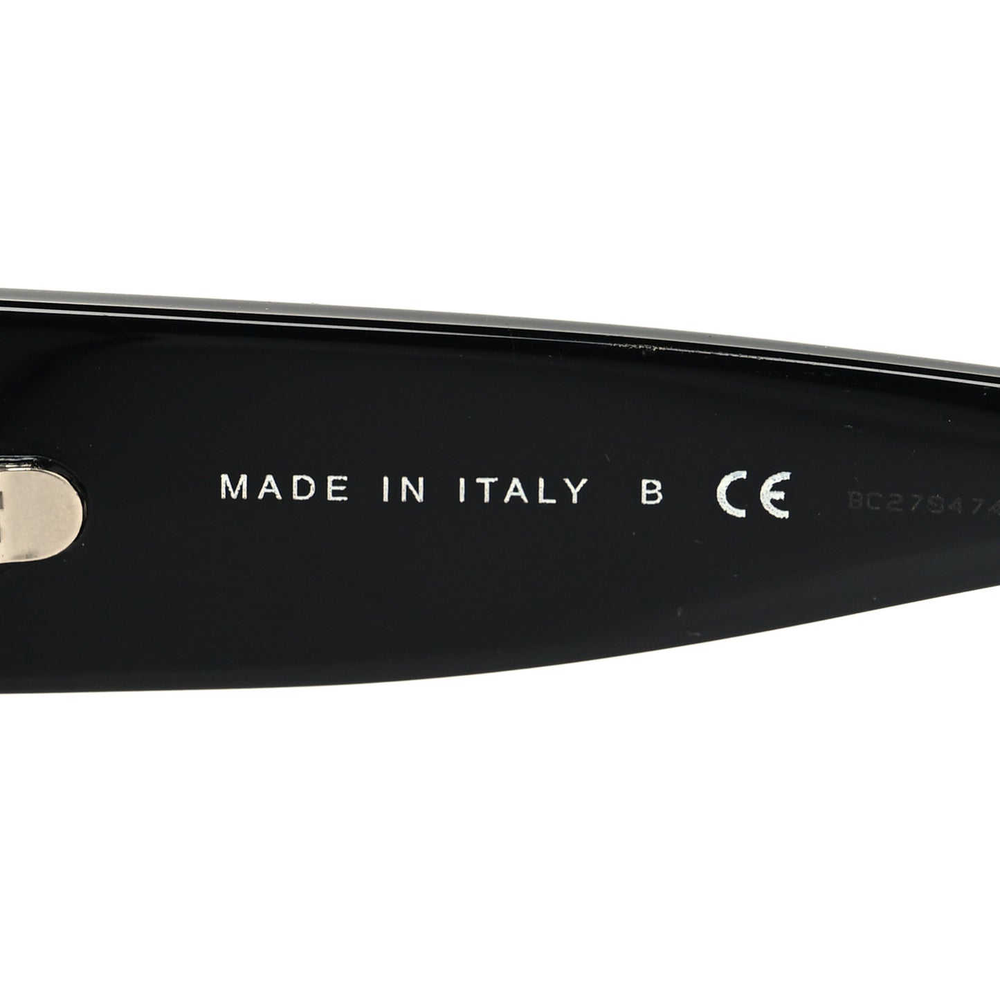 Acetate Shield Sunglasses 5449-A Black