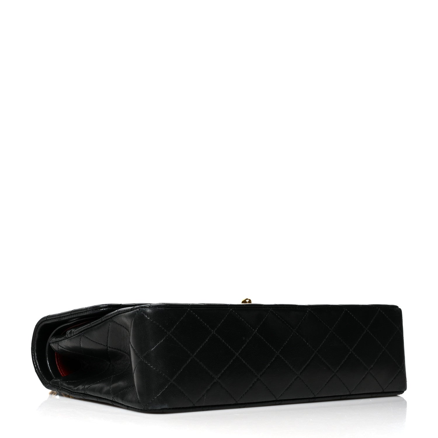 Chanel Lambskin Quilted Medium Double Flap Black 4 of 11