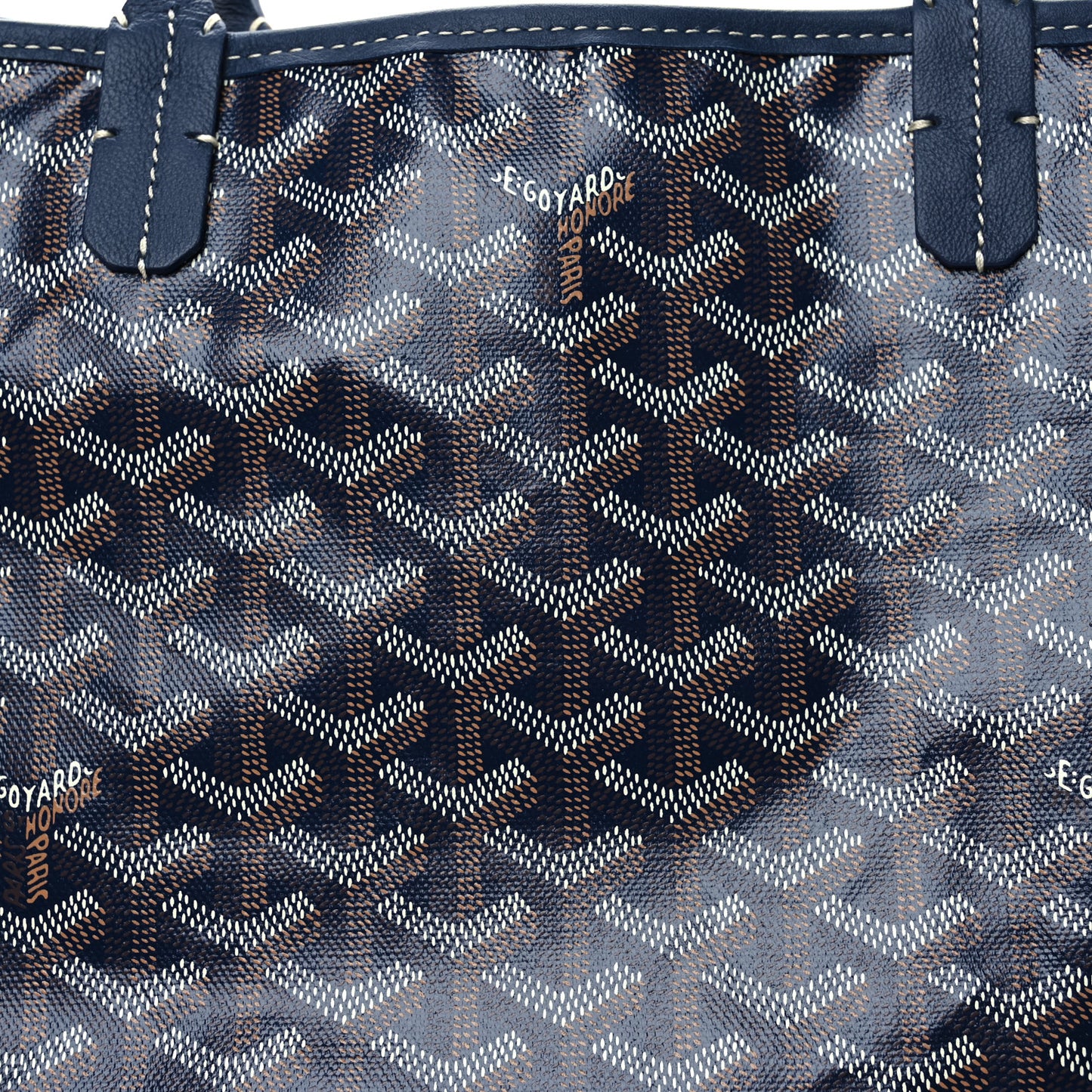 Goyardine Reversible Anjou PM Navy