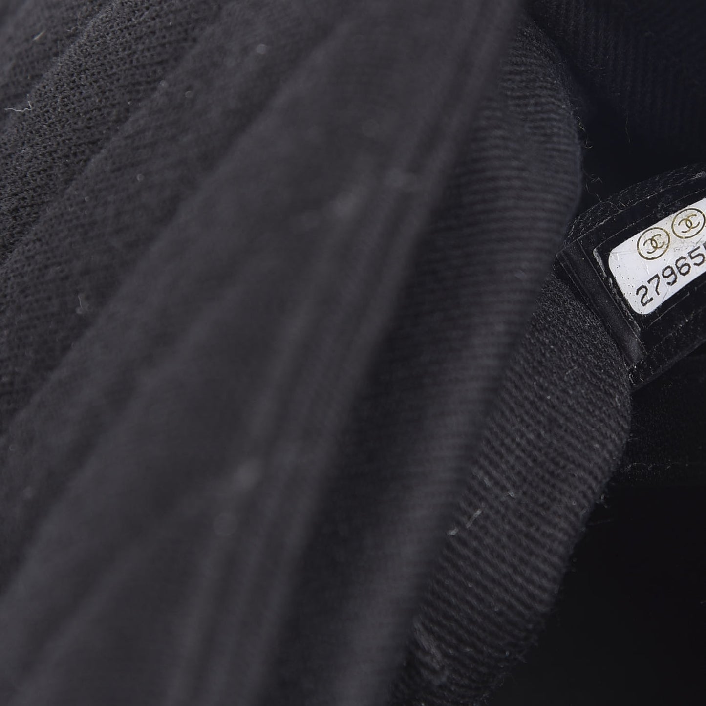 Jersey Chevron Quilted Small Coco Handle Flap Black