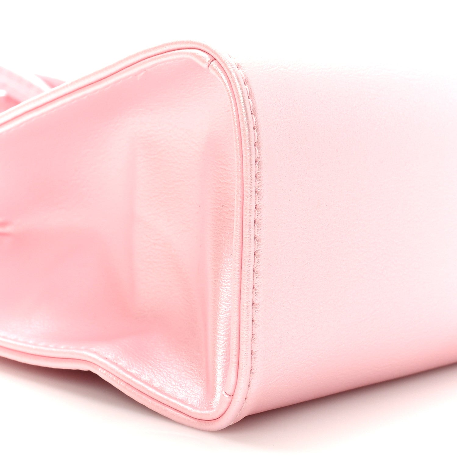 Telfar Metallic Vegan Leather Small Shopping Bag Ballerina 7 of 8