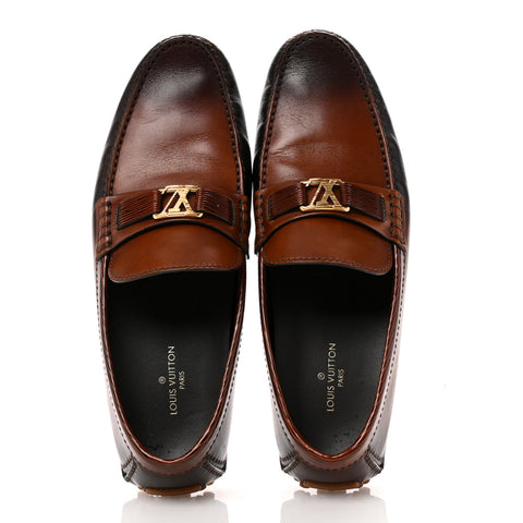 Smooth Calfskin Hockenheim Moccasin Loafers 9 Brown