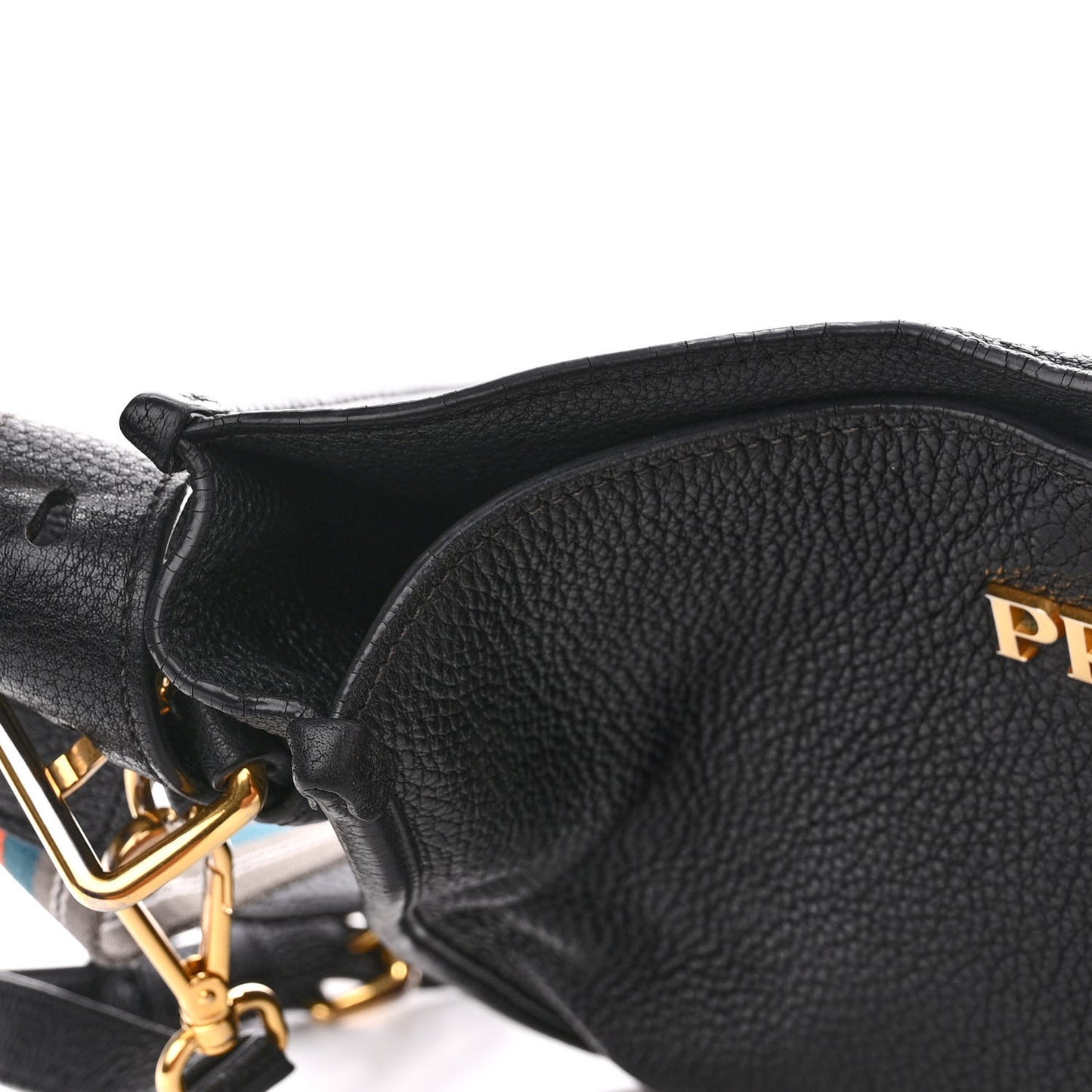 Vitello Daino Zippered Messenger Hobo Black