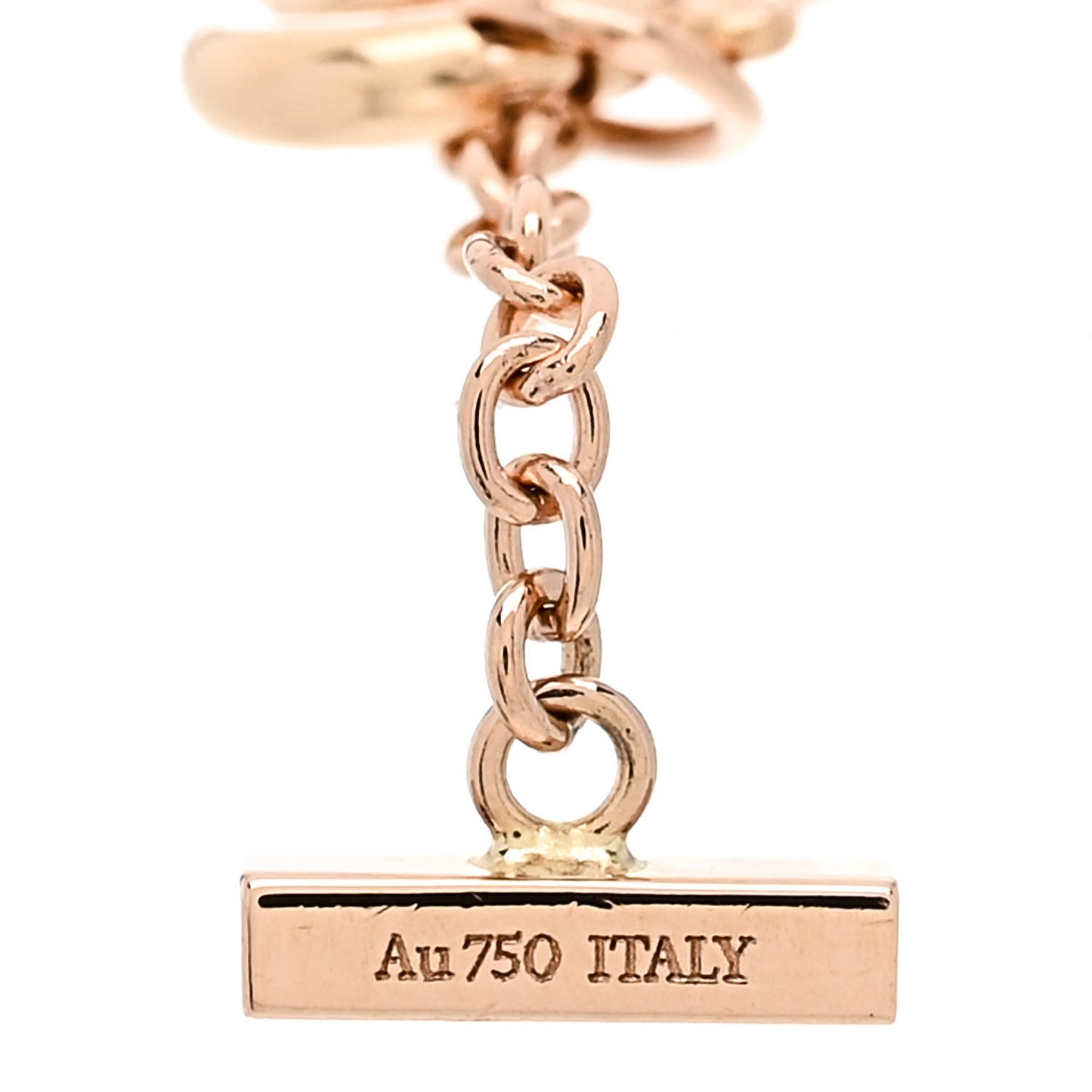 18K Rose Gold T Smile Bracelet