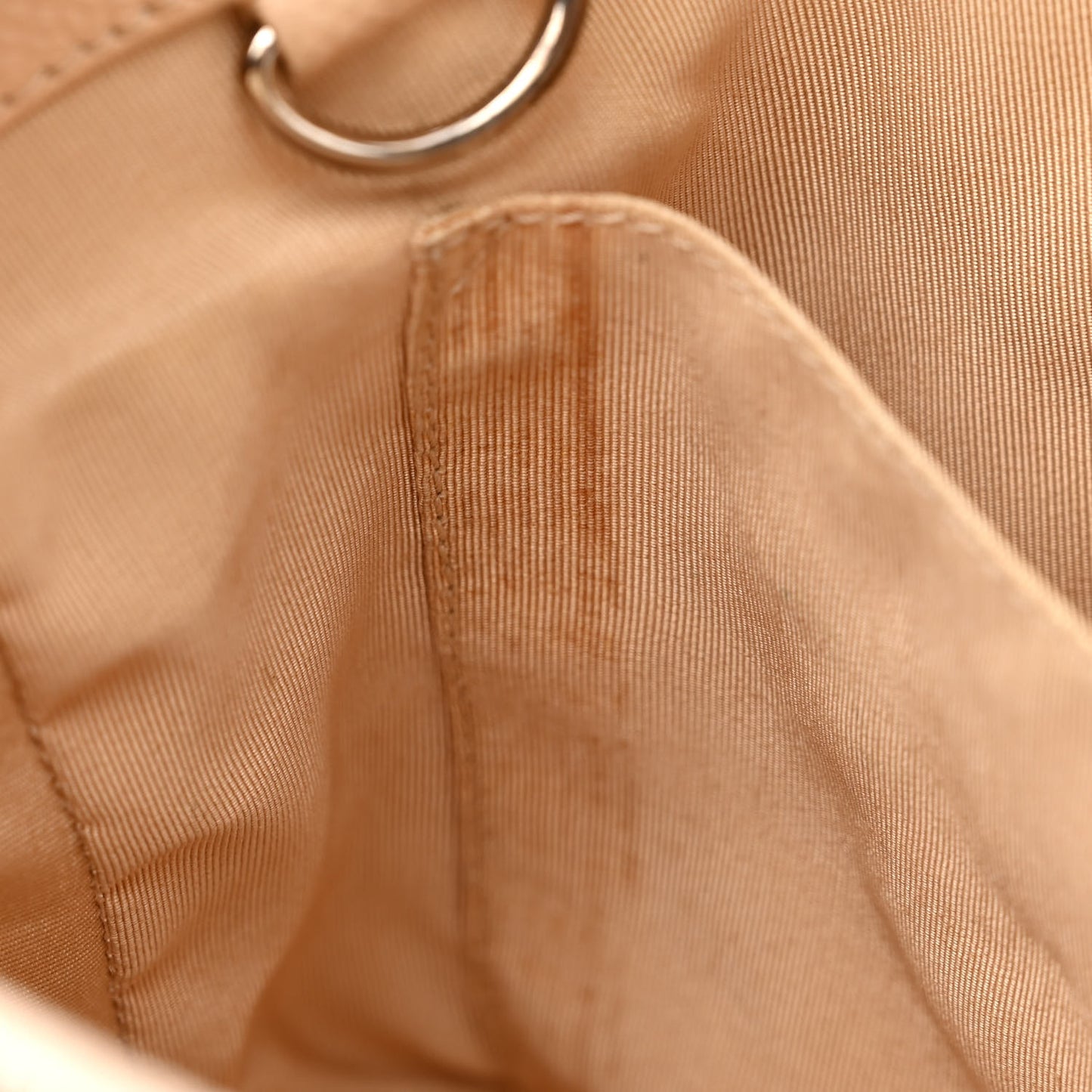 Caviar Quilted Grand Shopping Tote GST Beige Clair