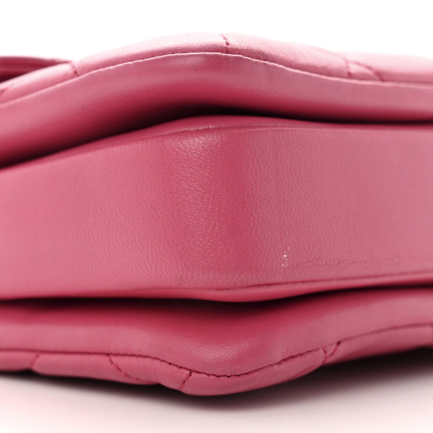Lambskin Quilted Small Trendy CC Flap Dual Handle Bag Pink